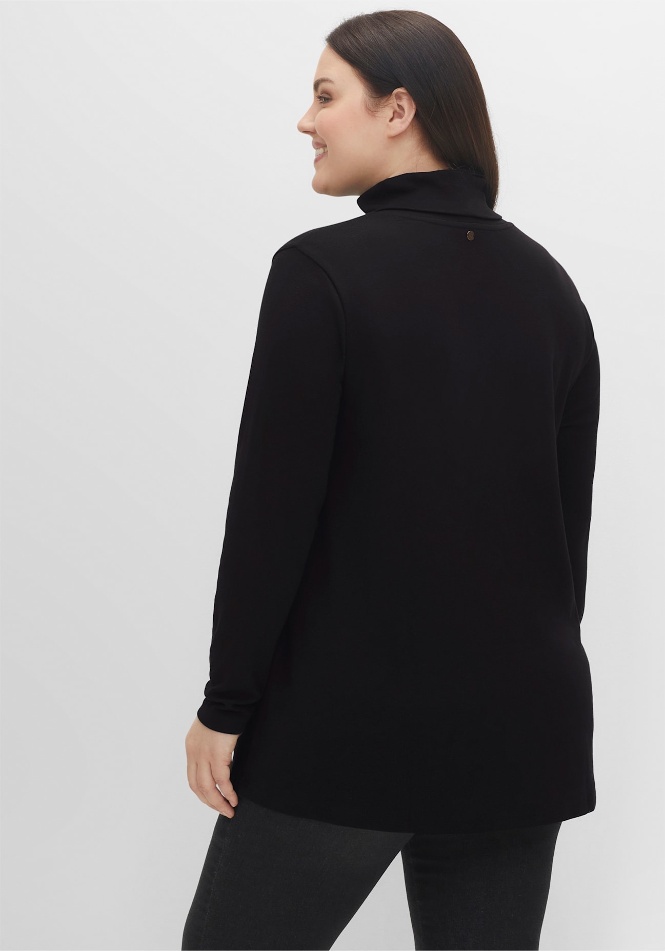 Sheego Langarmshirt »Rollkragen-Shirt« 1 Stk. tlg.