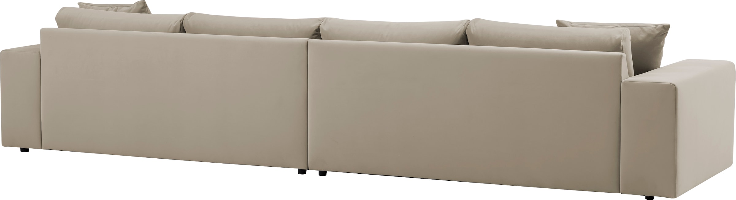 Home affaire 4-Sitzer »SLEETLAND XXL in Samtvelours oder Vintage-Leder-Optik« besonders gross und bequem