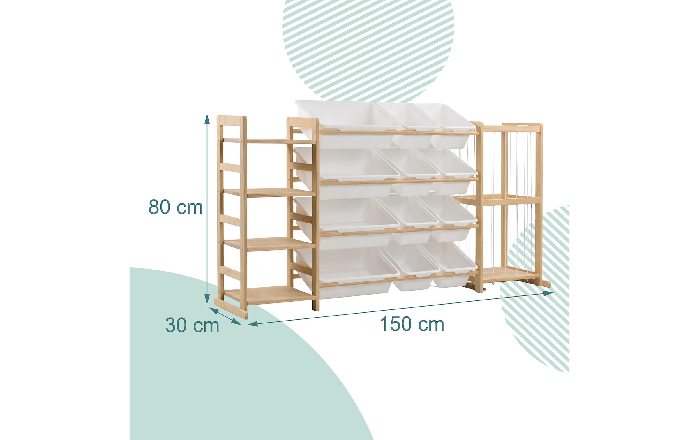 relaxdays Étagère pour enfants