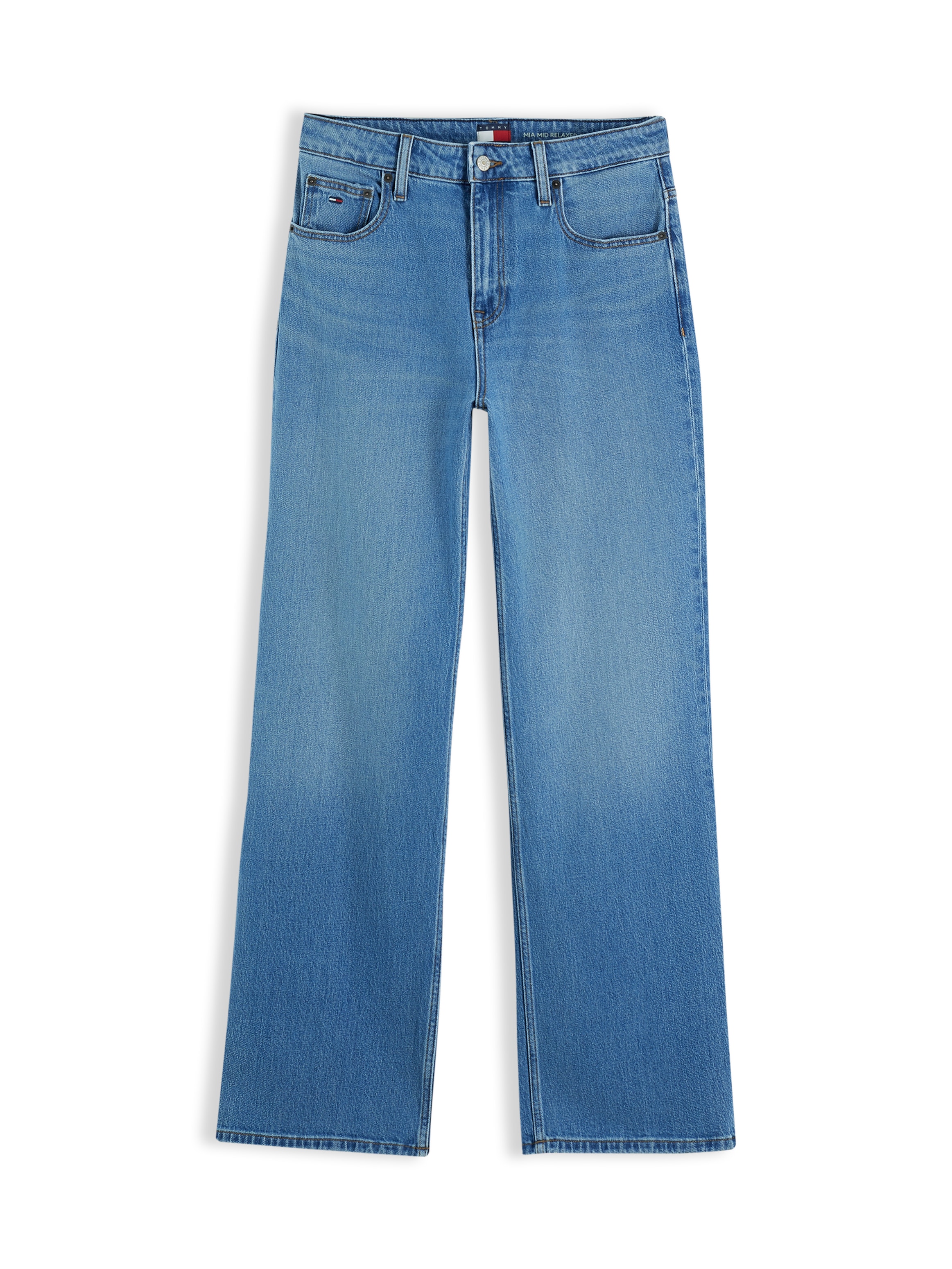 Tommy Jeans Relax-fit-Jeans »MIA MID RELAXED STRAIGHT BJ0133« Baumwollmischung, relaxed fit