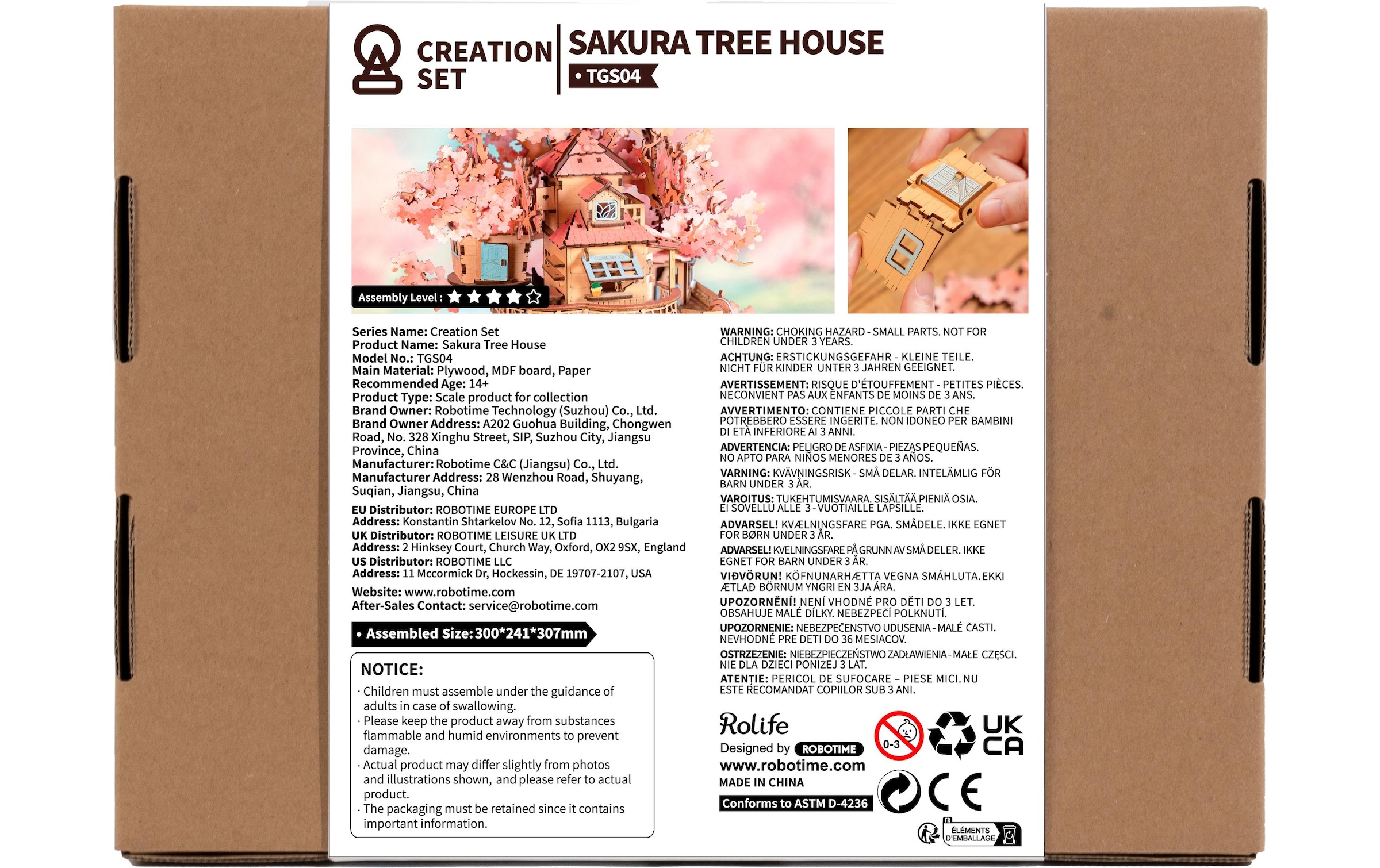   Modellbausatz »RoboTime Sakura Tree House«