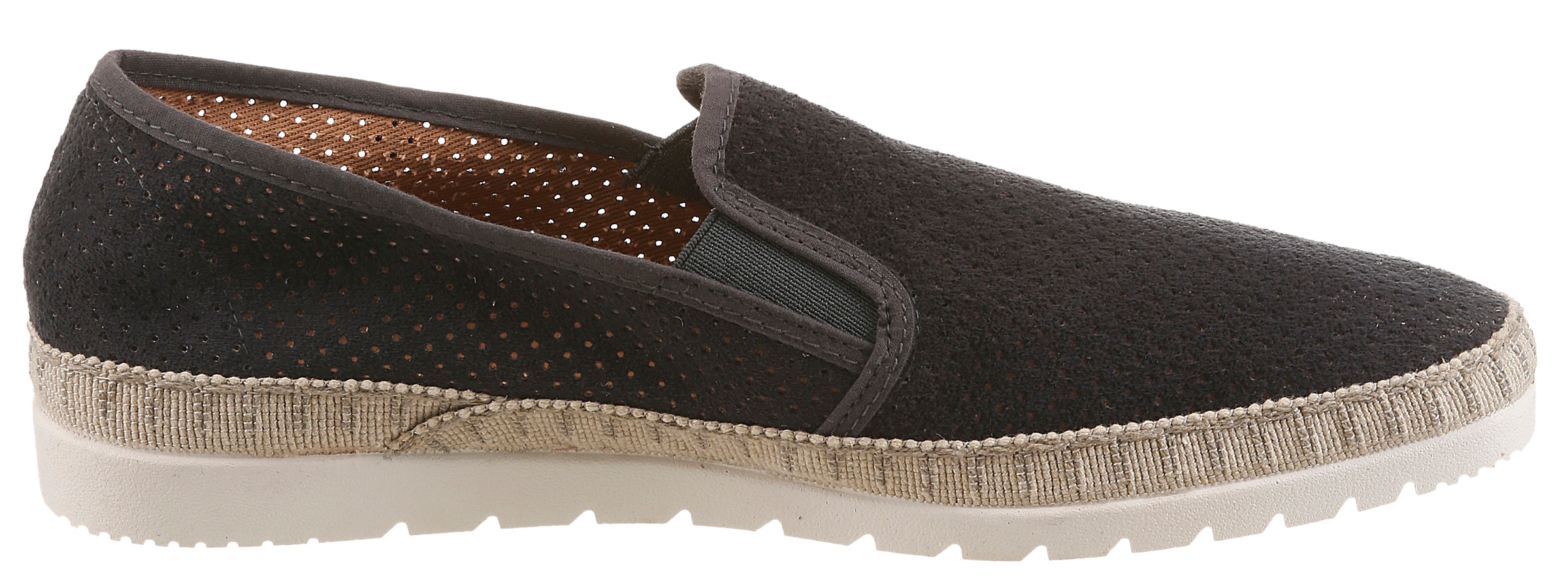 VERBENAS Slipper »Boris Hole Gallery«  Espadrilles, chaussure d'été, chaussure décontractée avec perforations aérées