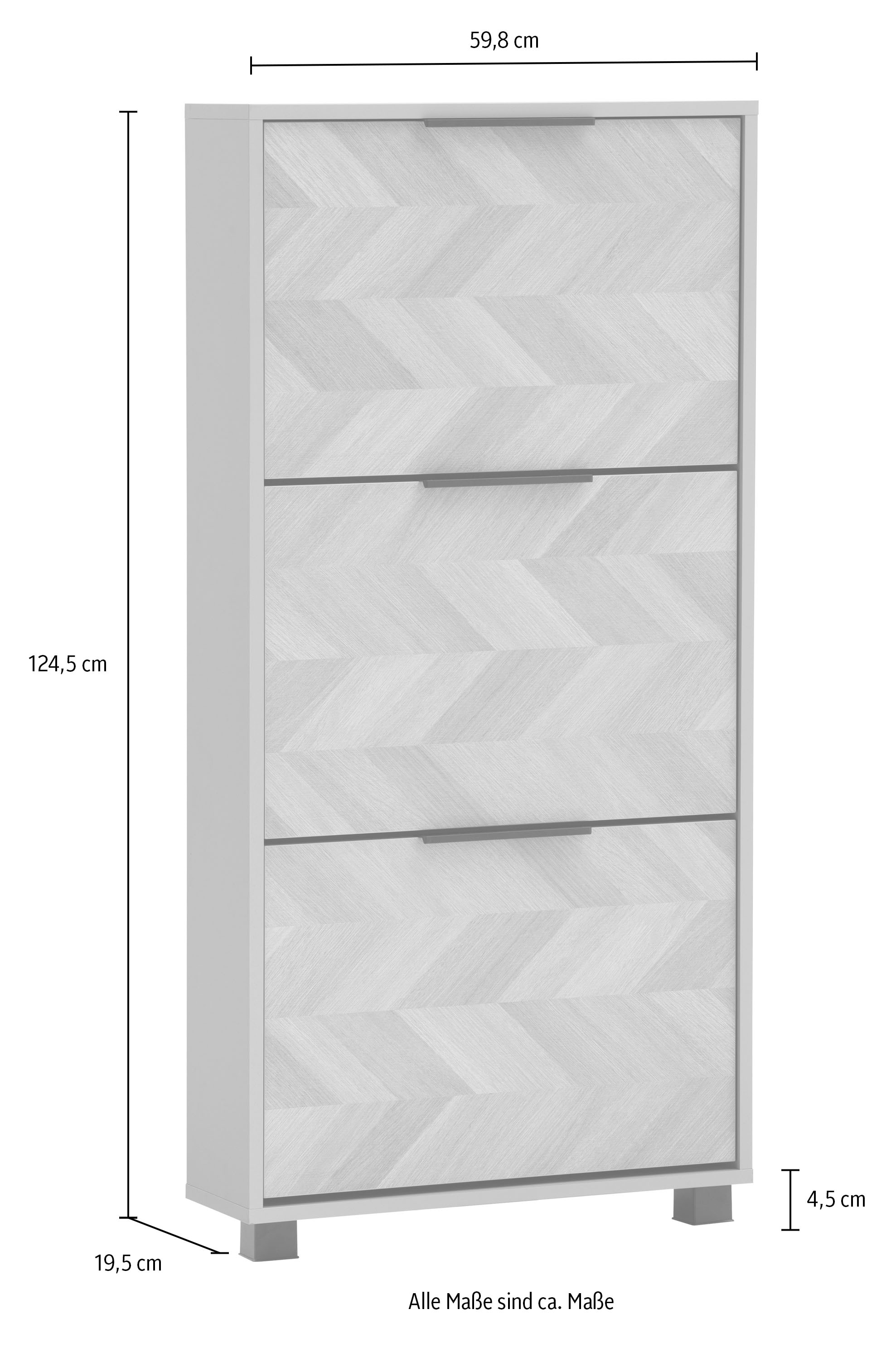 Schildmeyer Schuhschrank »Piazza, Breite 59,8 cm« 1 Stk. tlg. Made in Germany