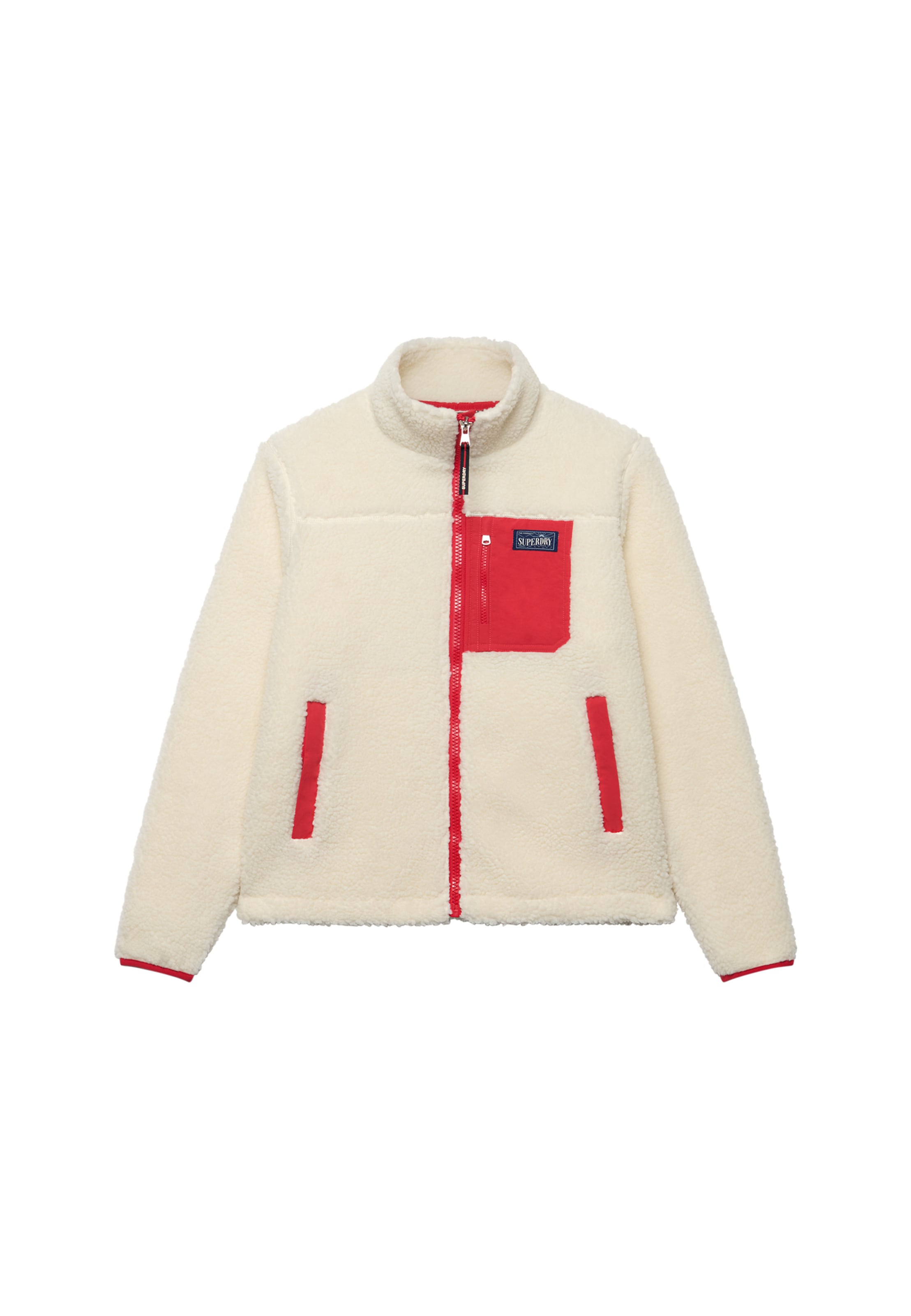 Superdry Sweat à capuche »HERITAGE ZIP THROUGH FLEECE« fibre synthétique, coupe décontractée