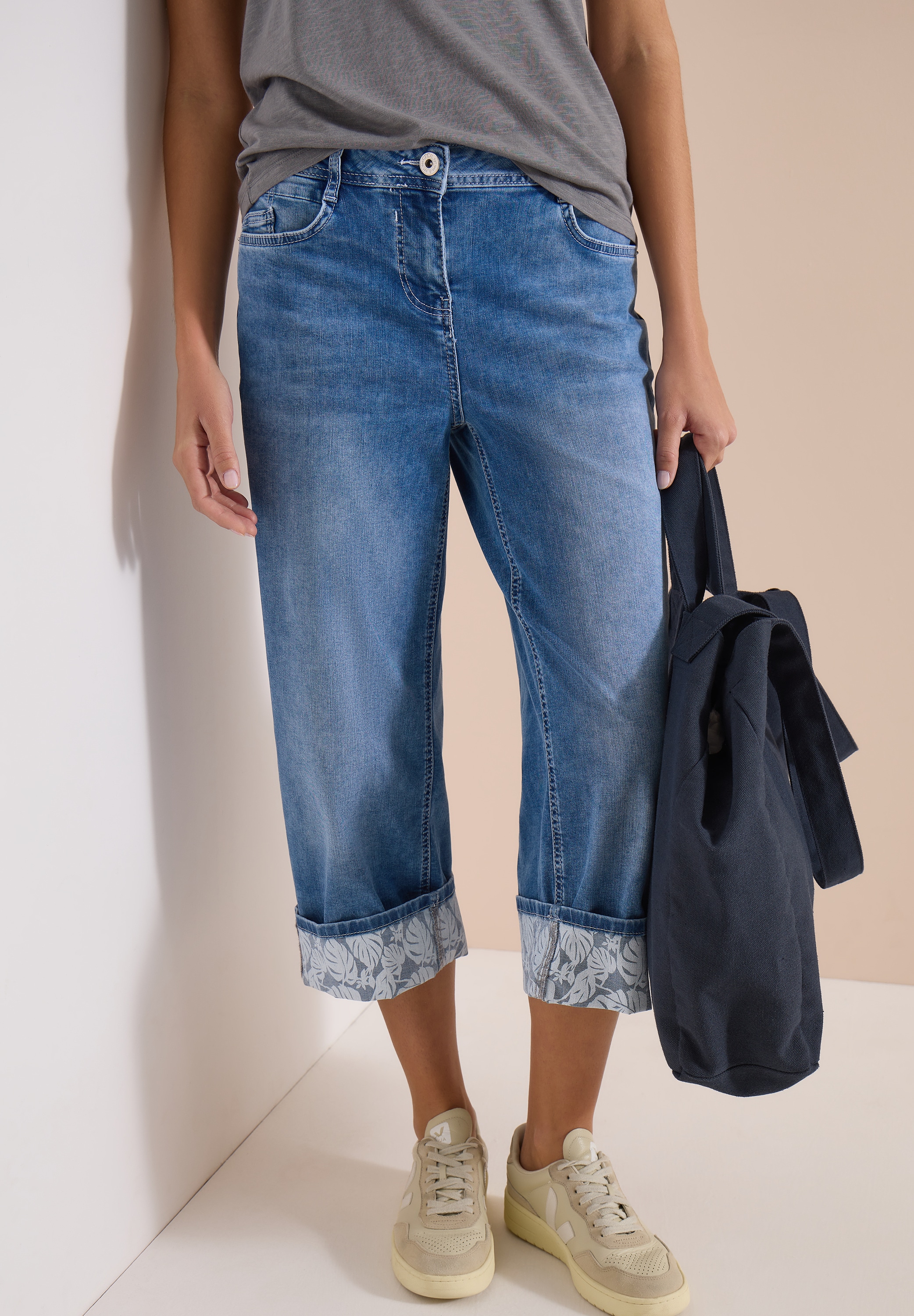 Cecil 7/8-Jeans mit Turn-Up-Detail