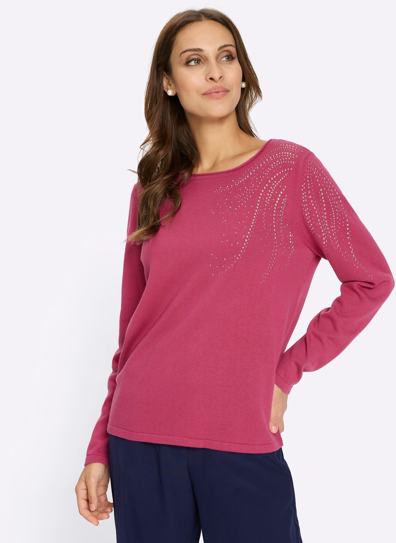 Lady Pull à col rond »Rundhals-Pullover«