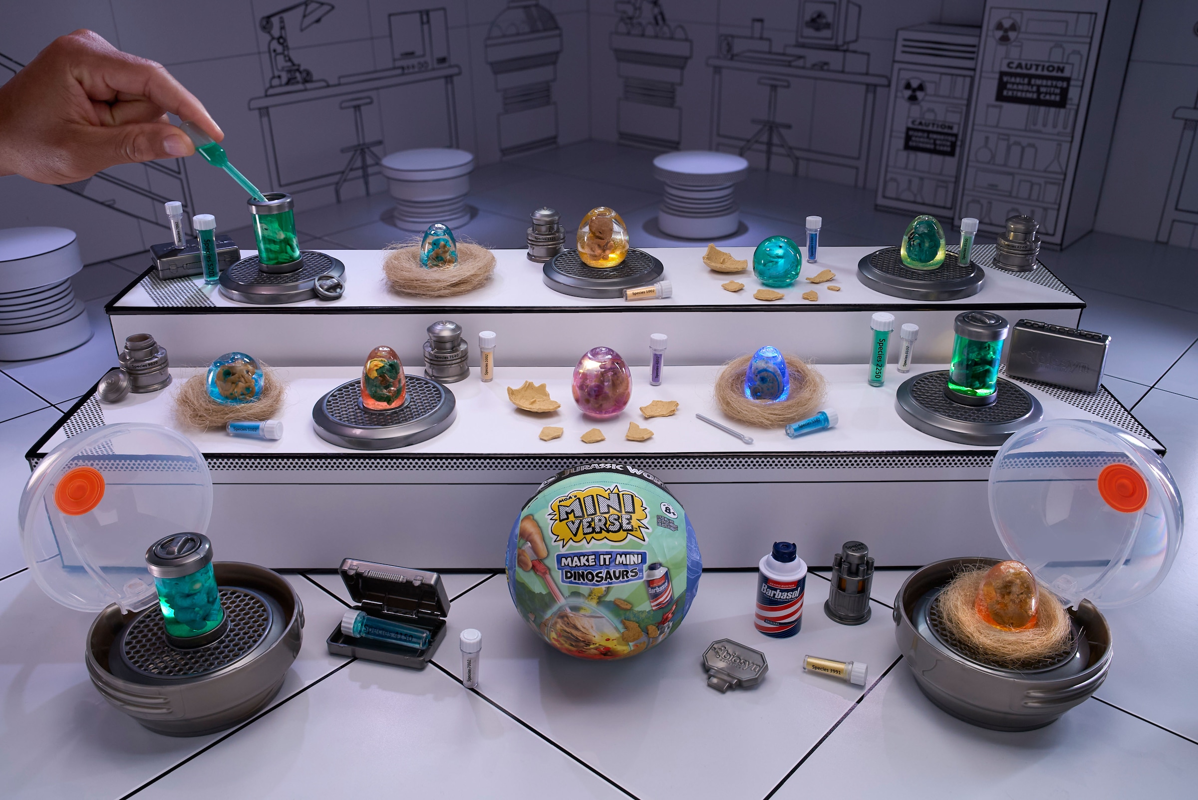 MGA ENTERTAINMENT Set créatif »MGA's Miniverse - Make It Mini Dinosaurs (Jurassic World)« Lieferung erfolgt sortiert