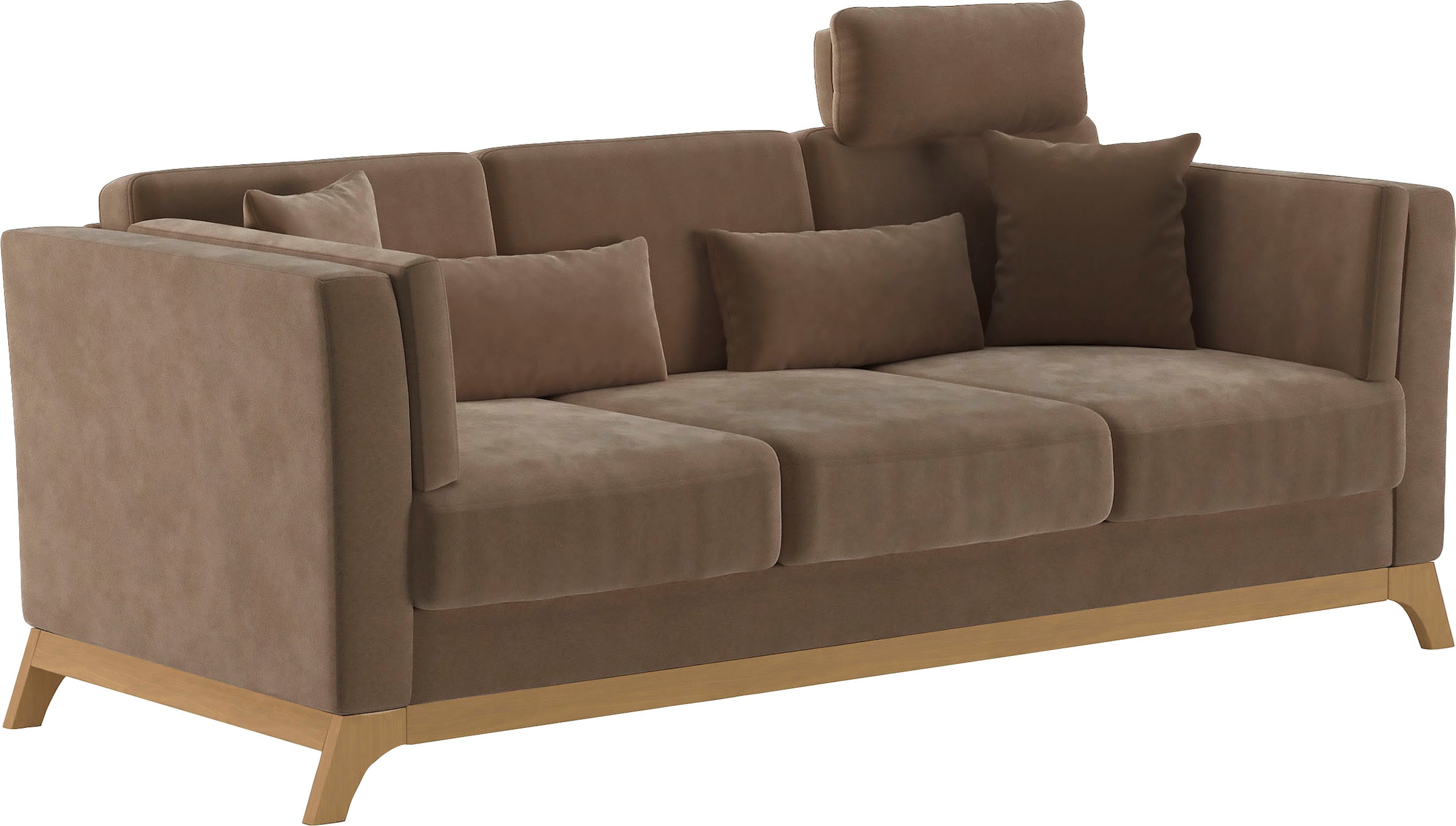 Home affaire 3-places »Viva« mit Holzrahmen aus Eiche