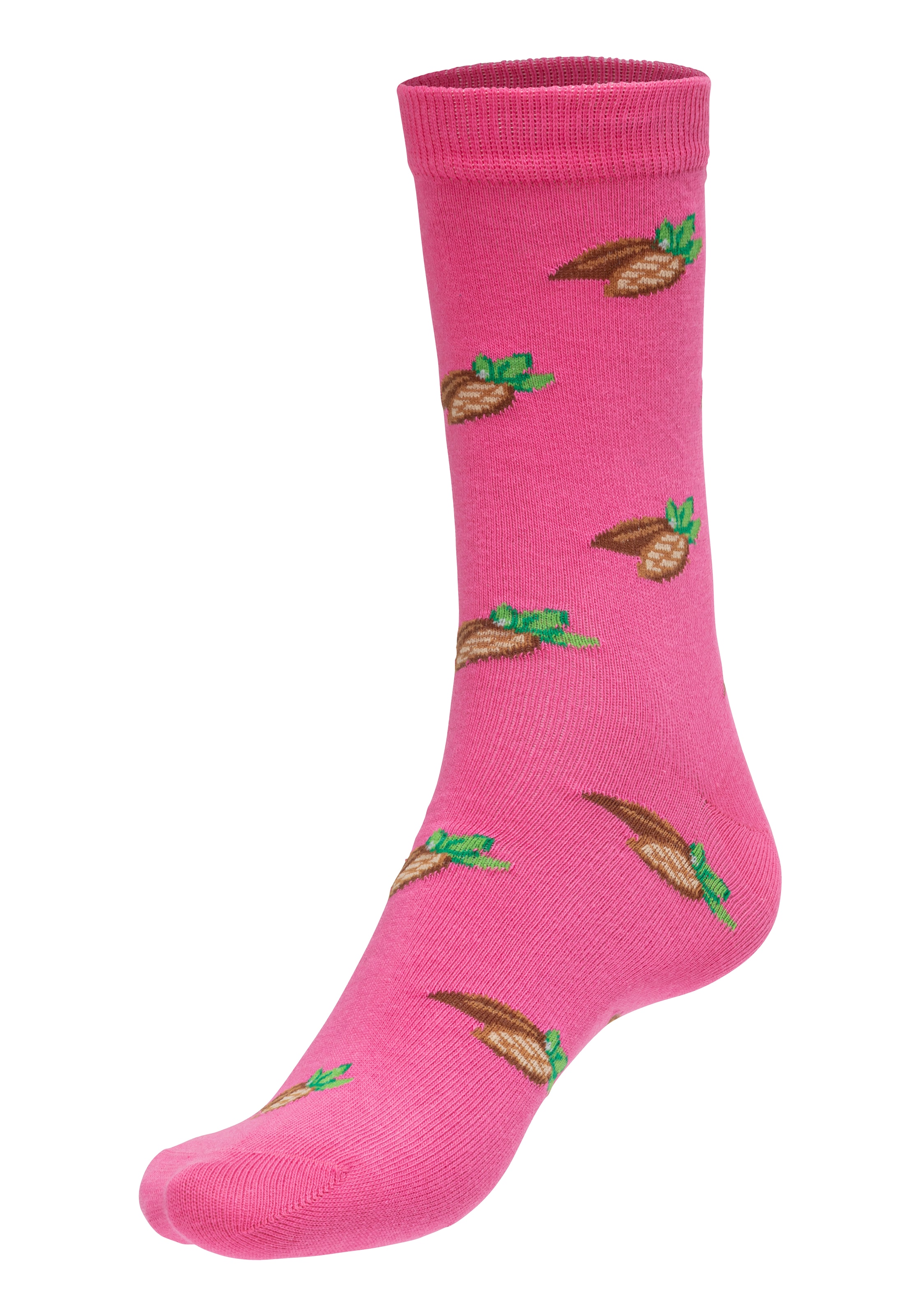 John Devin Socken Packung, 2 Paar tlg. mit bunten eingestrickten Motiven