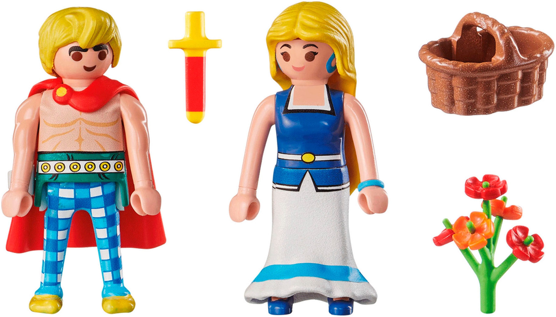 Playmobil® Konstruktions-Spielset »Tragicomix und Falbala (71544), Asterix« Made in Europe