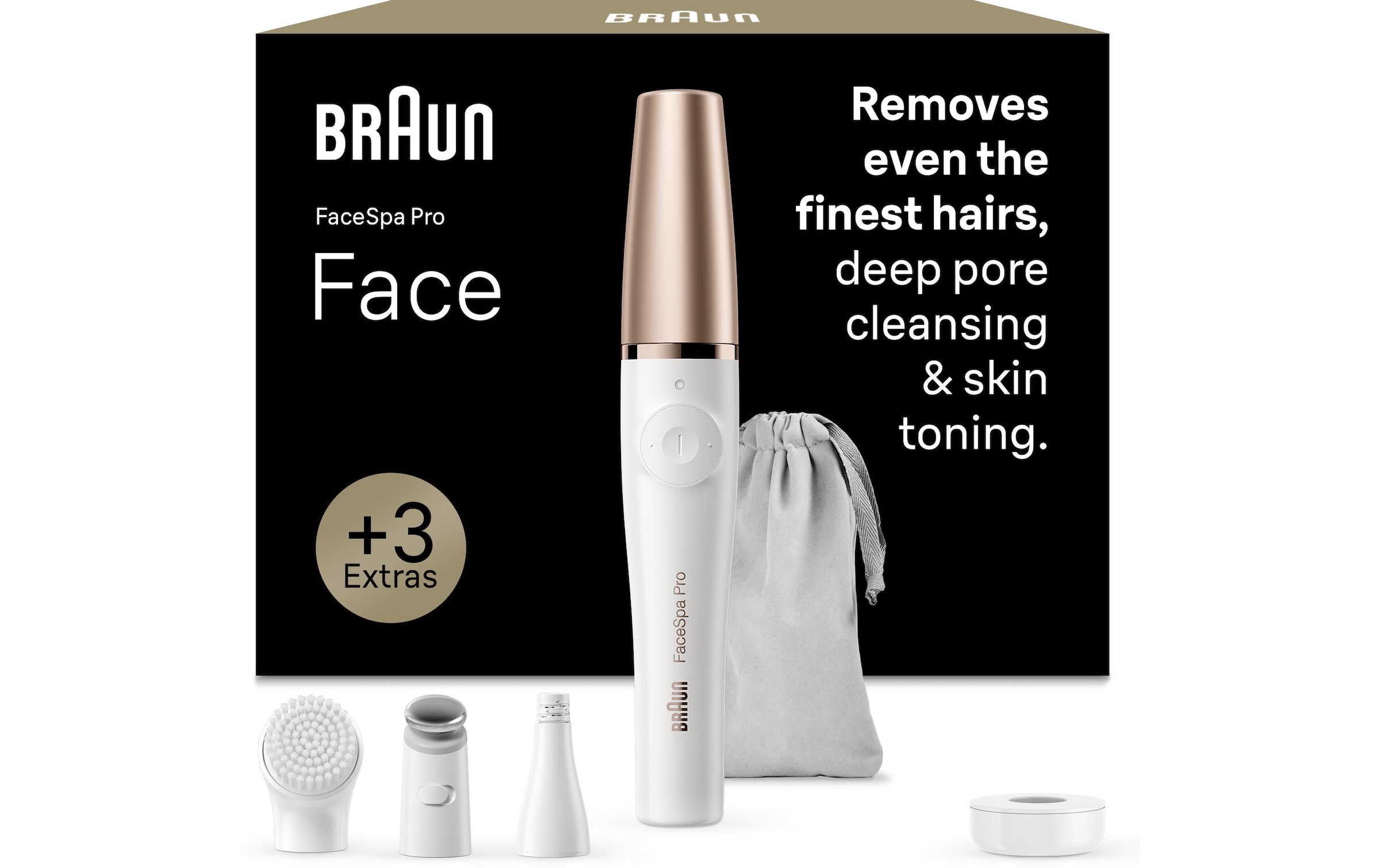 Braun Appareil anti-âge »Gesichtsreiniger FaceSpa Pro SE 911«