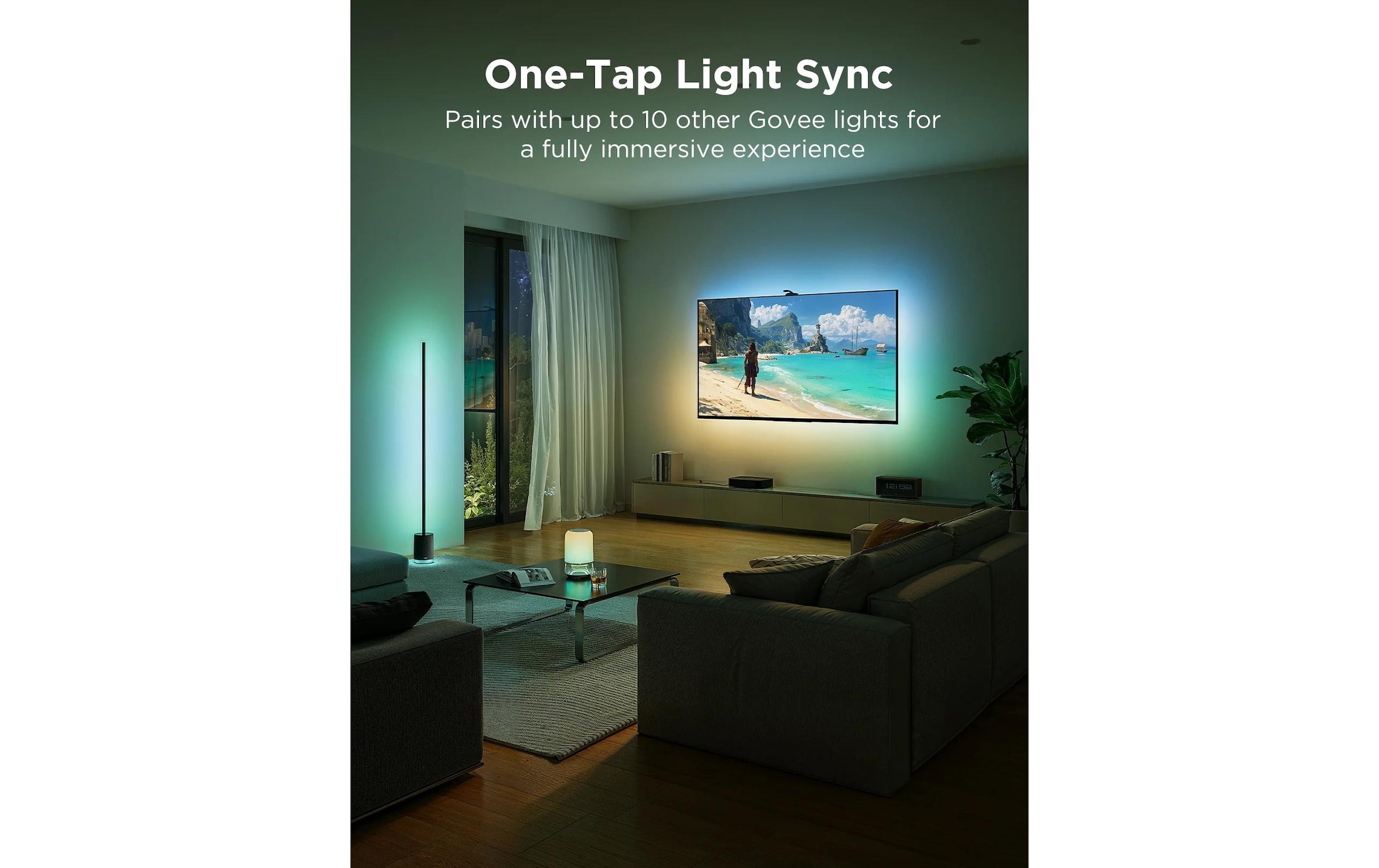 Govee Bande LED »TV Three Cam Backlight Envisual« LED Stripe