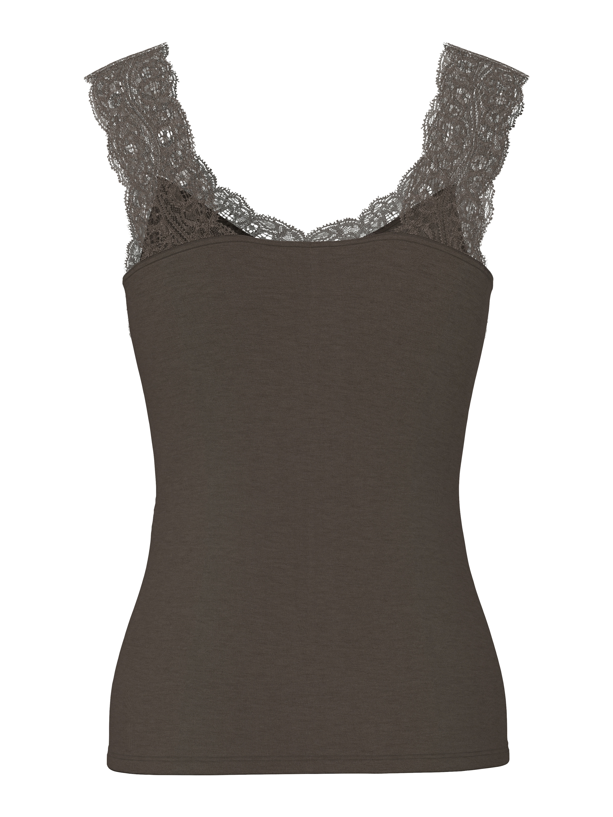 pieces Spitzentop »PCBARBERA« Viskosemischung, Spitzen Details