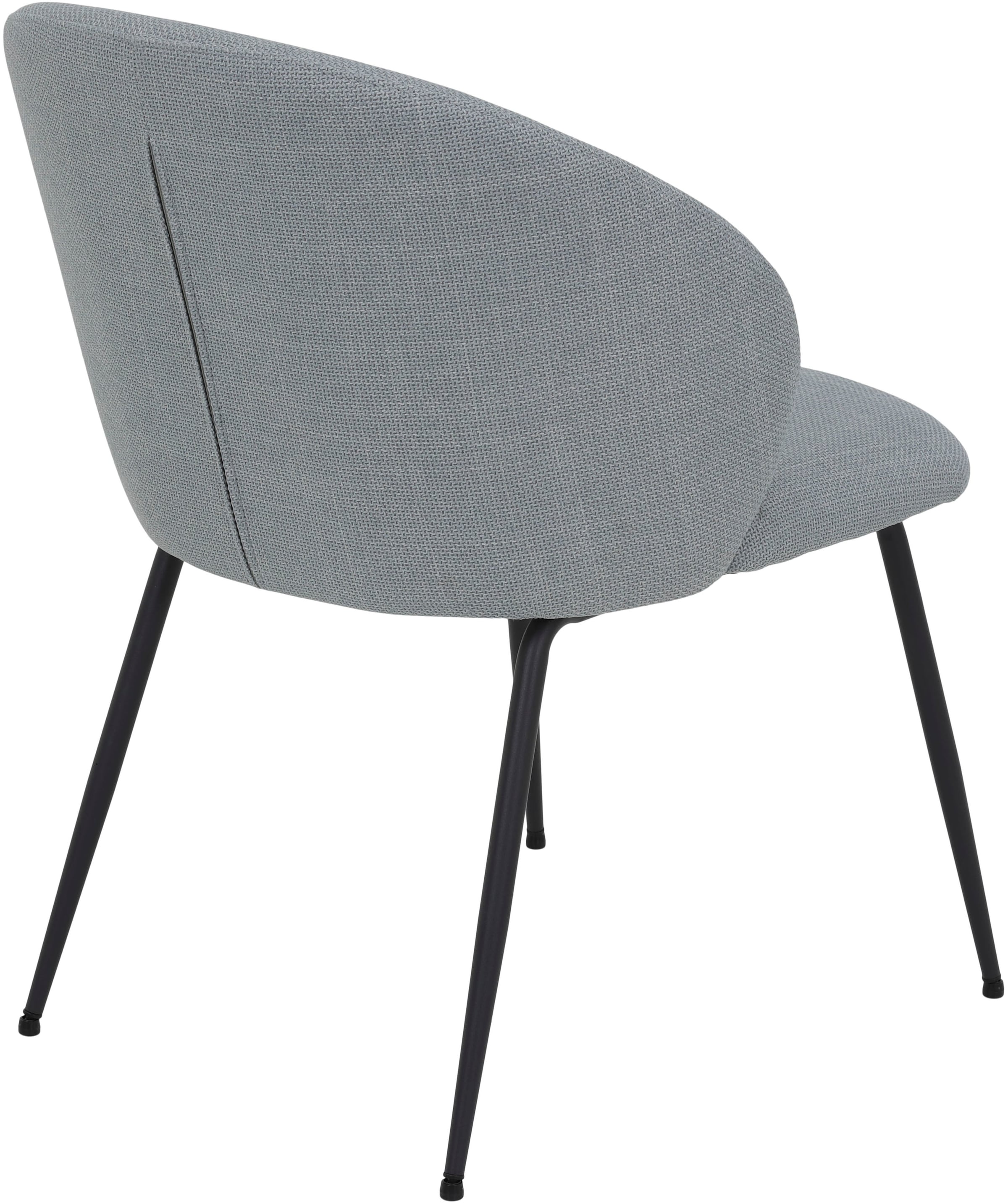 HELA Chaise à 4 pieds »GRAZ, Esszimmerstuhl« (Ensemble) 1 cuisXL-Sitzbreite,4-Fuss,Rundrohrgestell,140 Kg belastbar, Webstoff