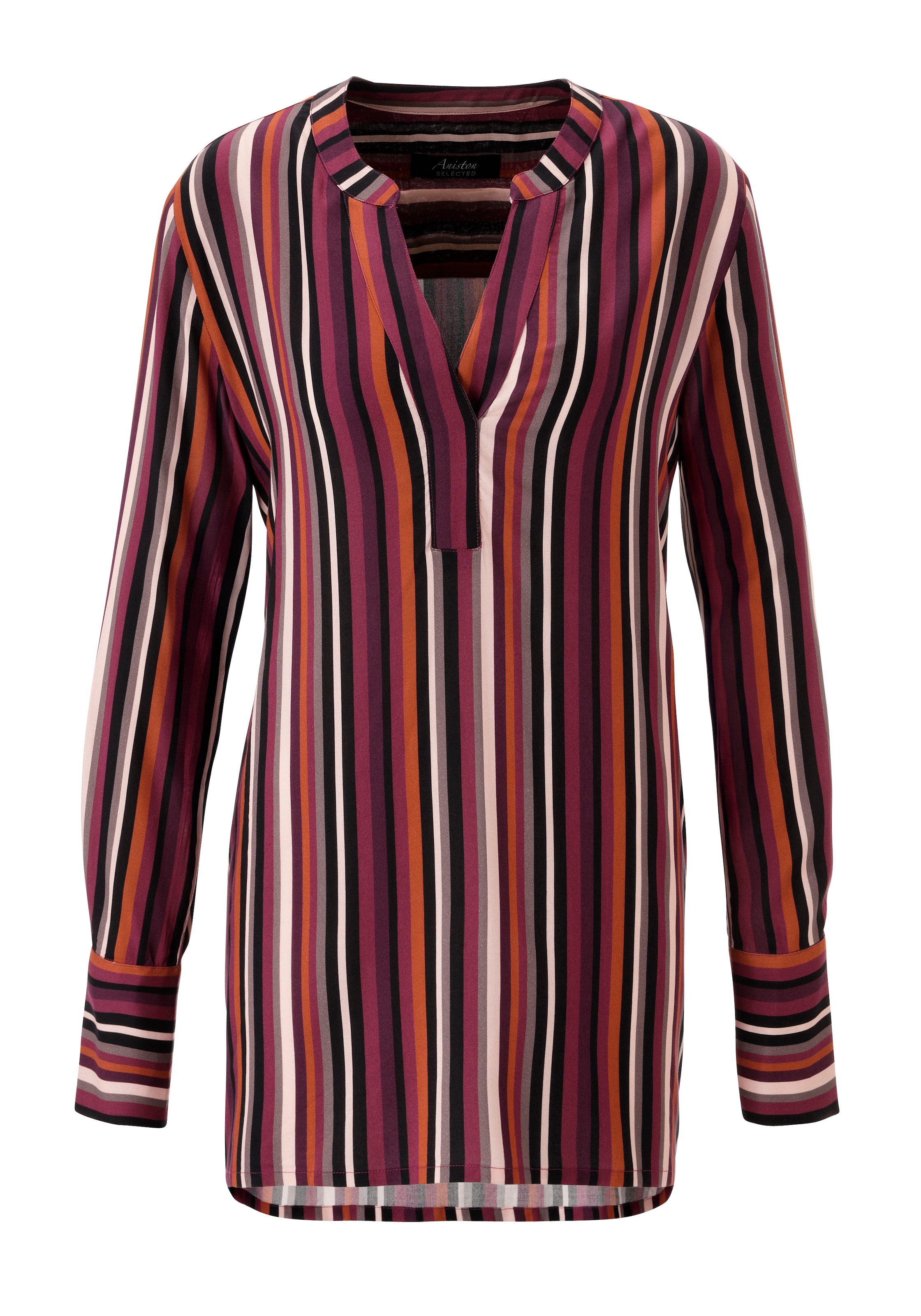 Aniston SELECTED Blouse à enfiler Vokuhila - plus long à l'arrière - NOUVELLE COLLECTION
