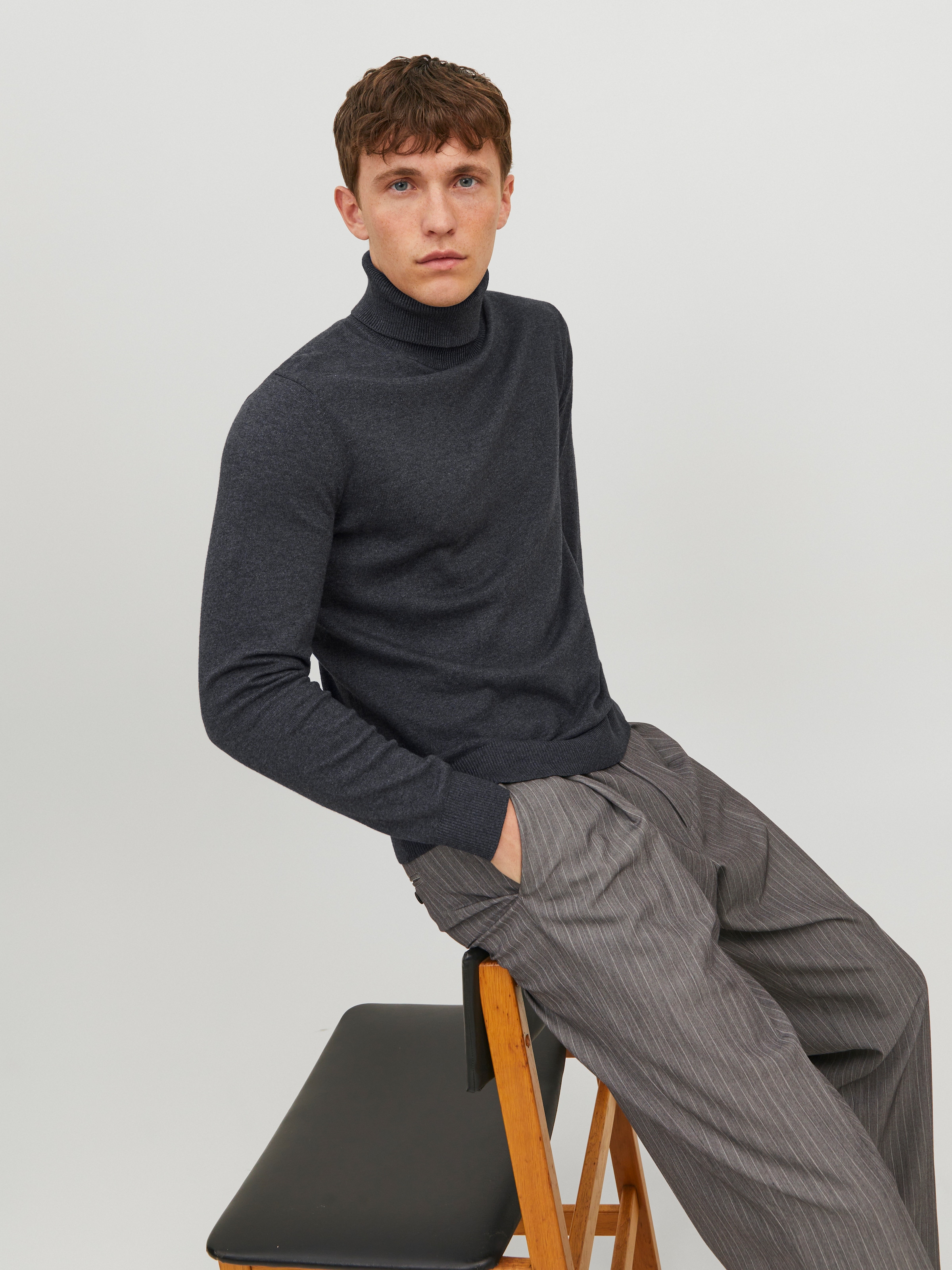Jack & Jones Pull à col roulé »Emil Knit Roll«