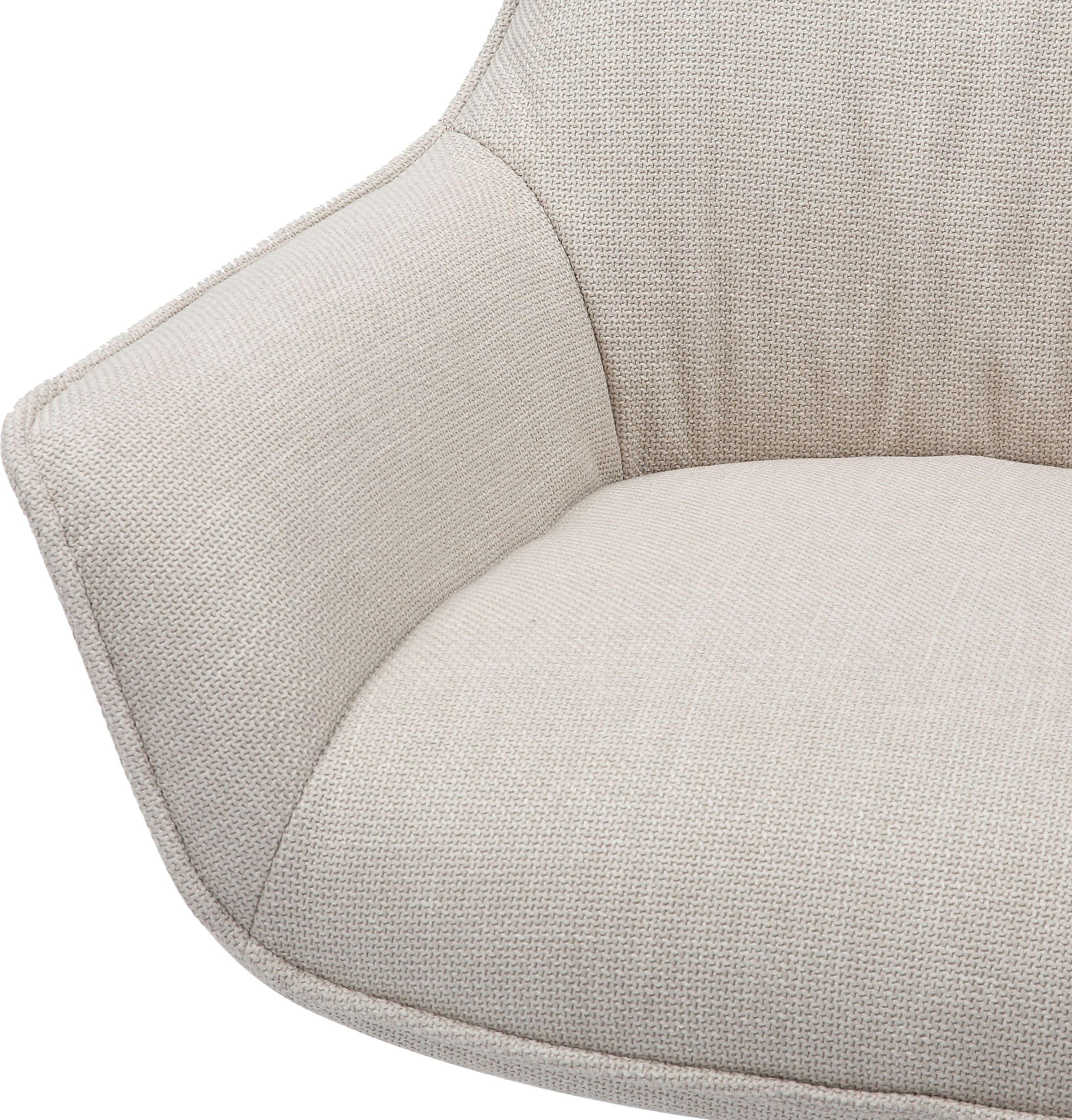 SalesFever Fauteuil pivotant »Drehsessel für stilvolles Sitzen« Sitzfläche mit Taschenfederkern