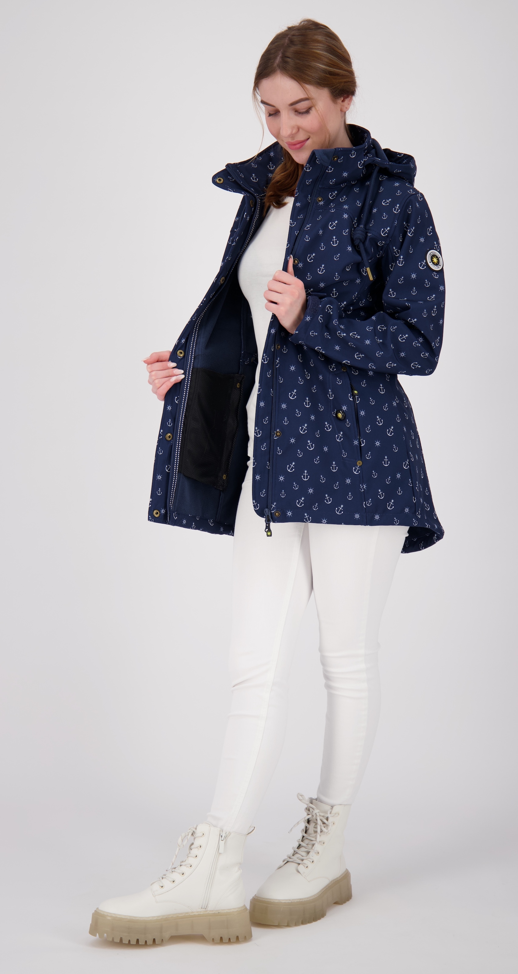 ankerglut Veste softshell »ANKERGLUTLEUCHTEN« avec capuche également disponible en grandes tailles
