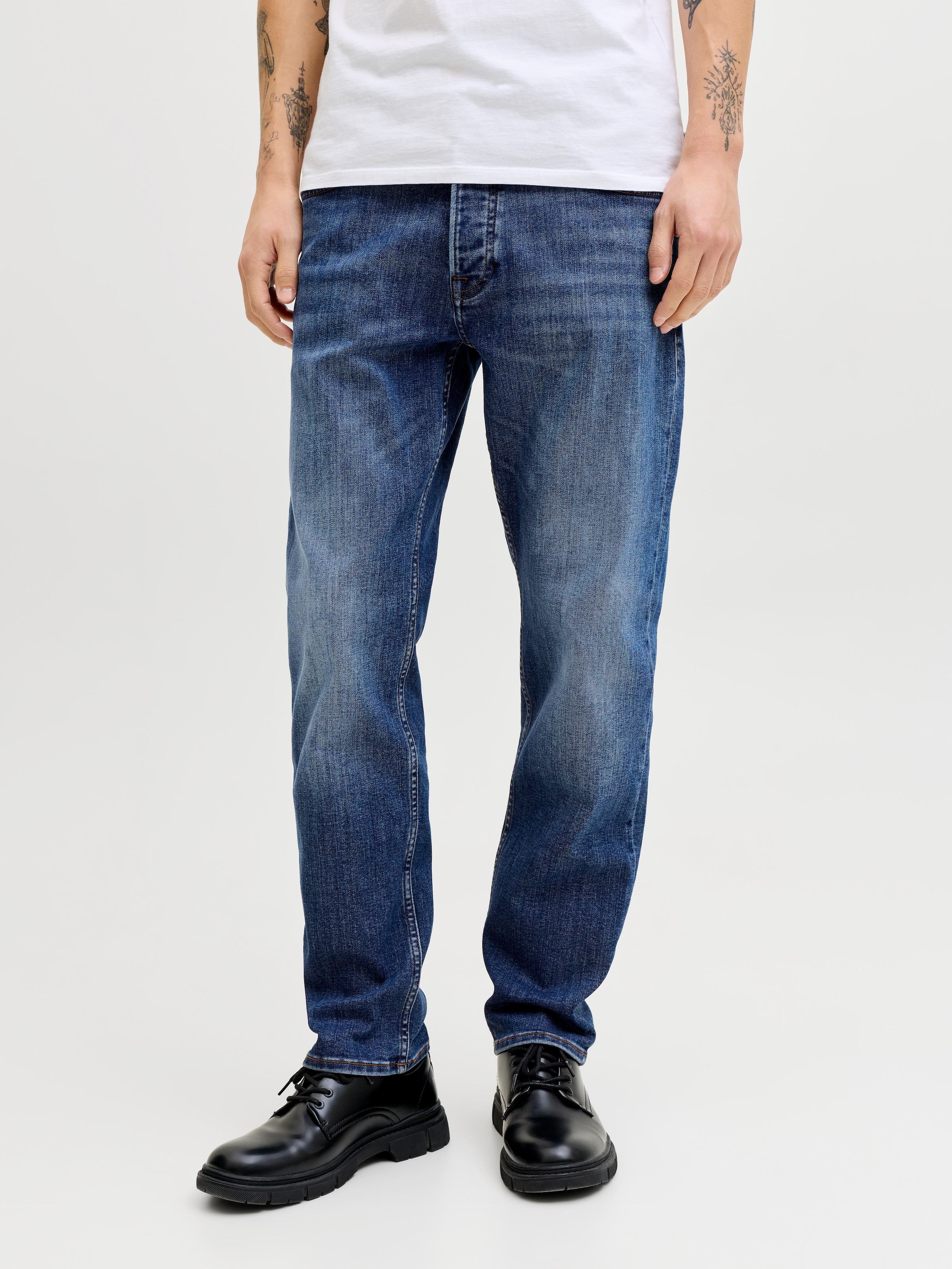 Jack & Jones Tapered-fit-Jeans »JJIMIKE JJORIGINAL ST 171 NOOS« Baumwollmischung, comfort fit