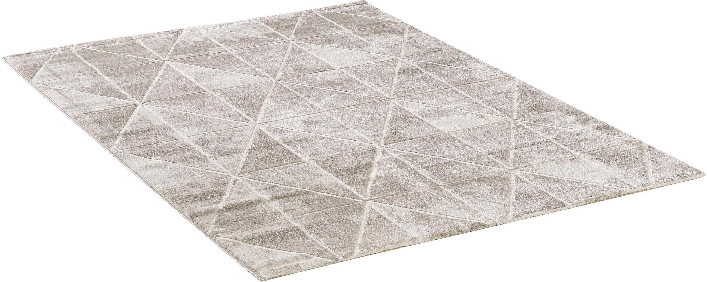 Sanat Teppich »Harmony 3212 , auch als Läufer« rechteckig 12 mm Höhe Wohnzimmer, Kurzflor, modern, abtrakt, Schlafzimmer