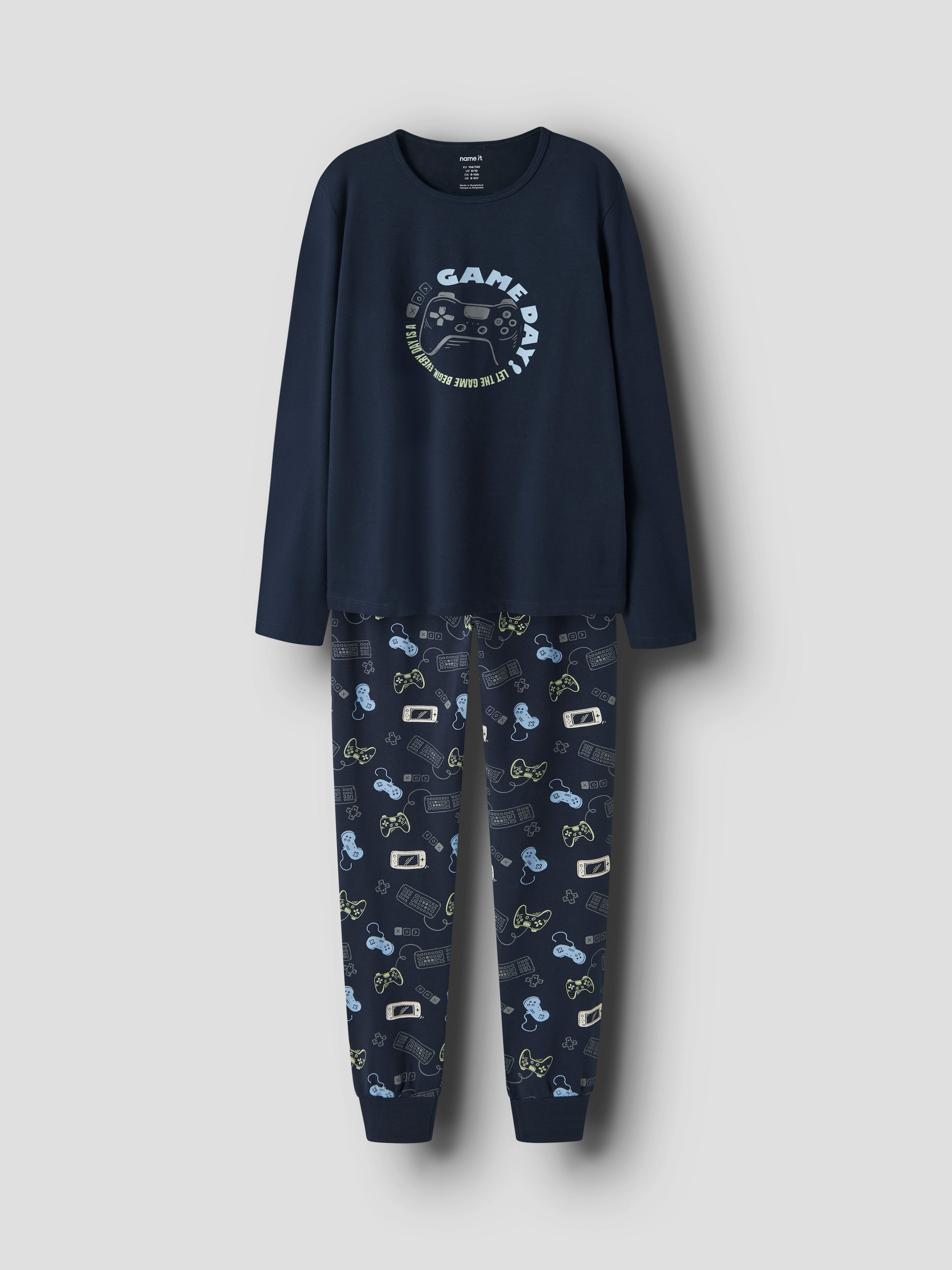 Name It Schlafanzug »NKMNIGHTSET NAVY GAMER NOOS« Set, 2 tlg.