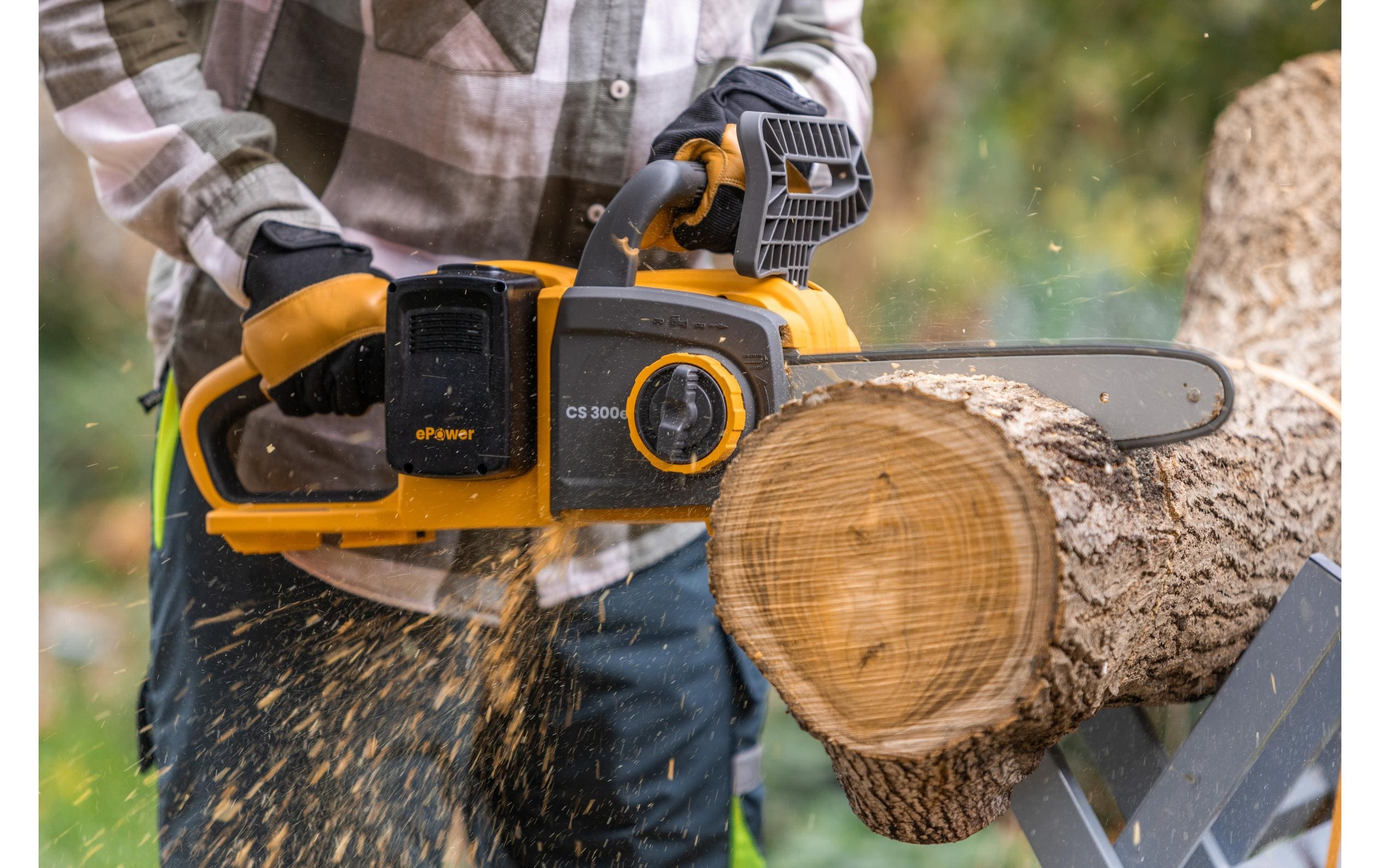 STIGA Tronçonneuse à batterie »CS 300e« 12" Schwert, inkl. 2x 4 Ah Akku und Ladegerät