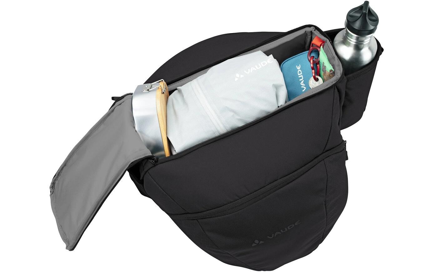 VAUDE Gepäckträgertasche »eSilkroad Plus (UniKlip) Black«