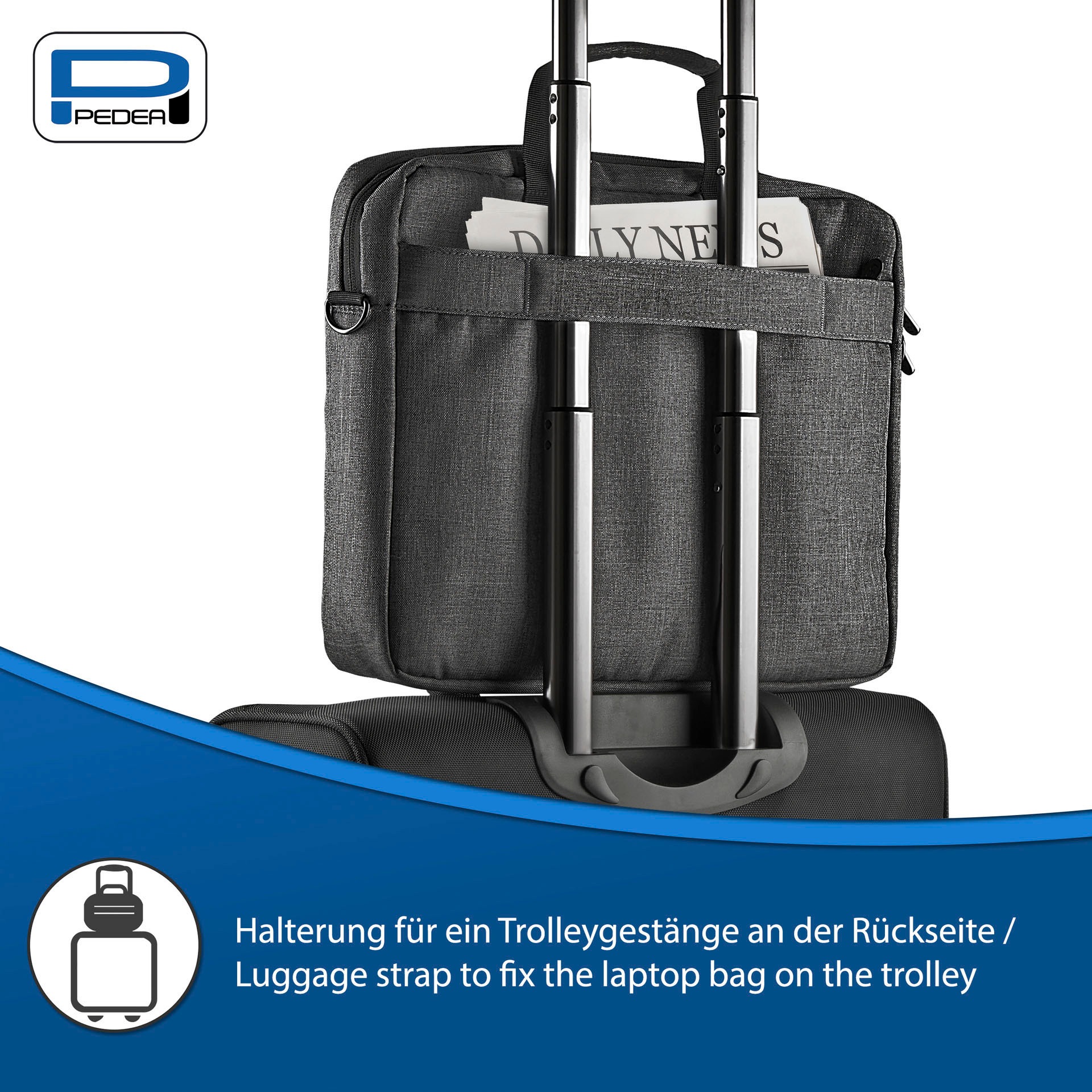 PEDEA Laptoptasche »URBAN compact 43,9cm (17,3)«