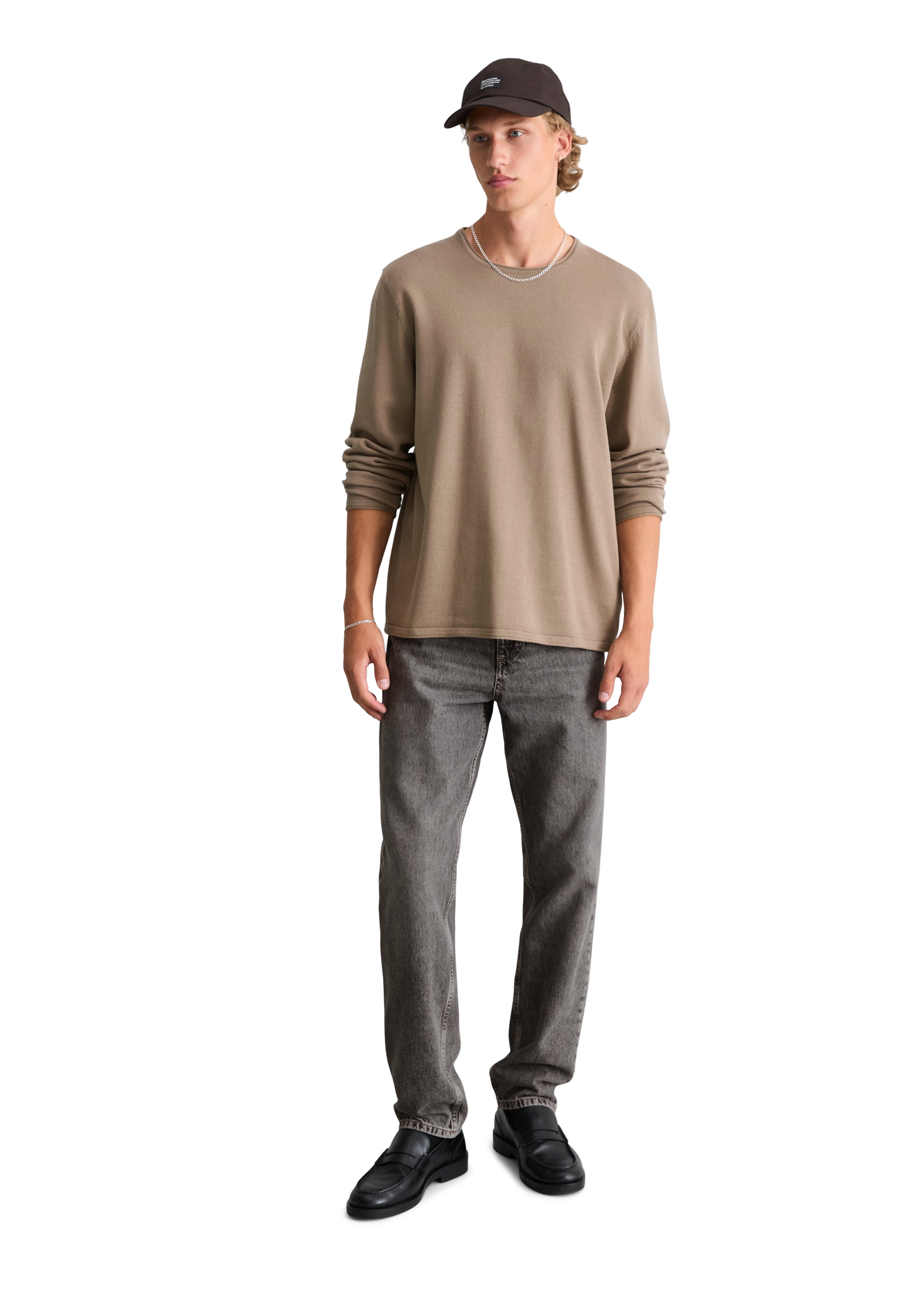 Marc O'Polo DENIM Pull en tricot en coton biologique