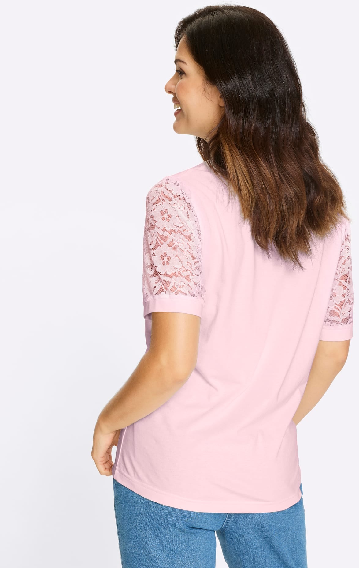 Classic Basics Spitzenshirt »Kurzarm-Shirt« 1 tlg.