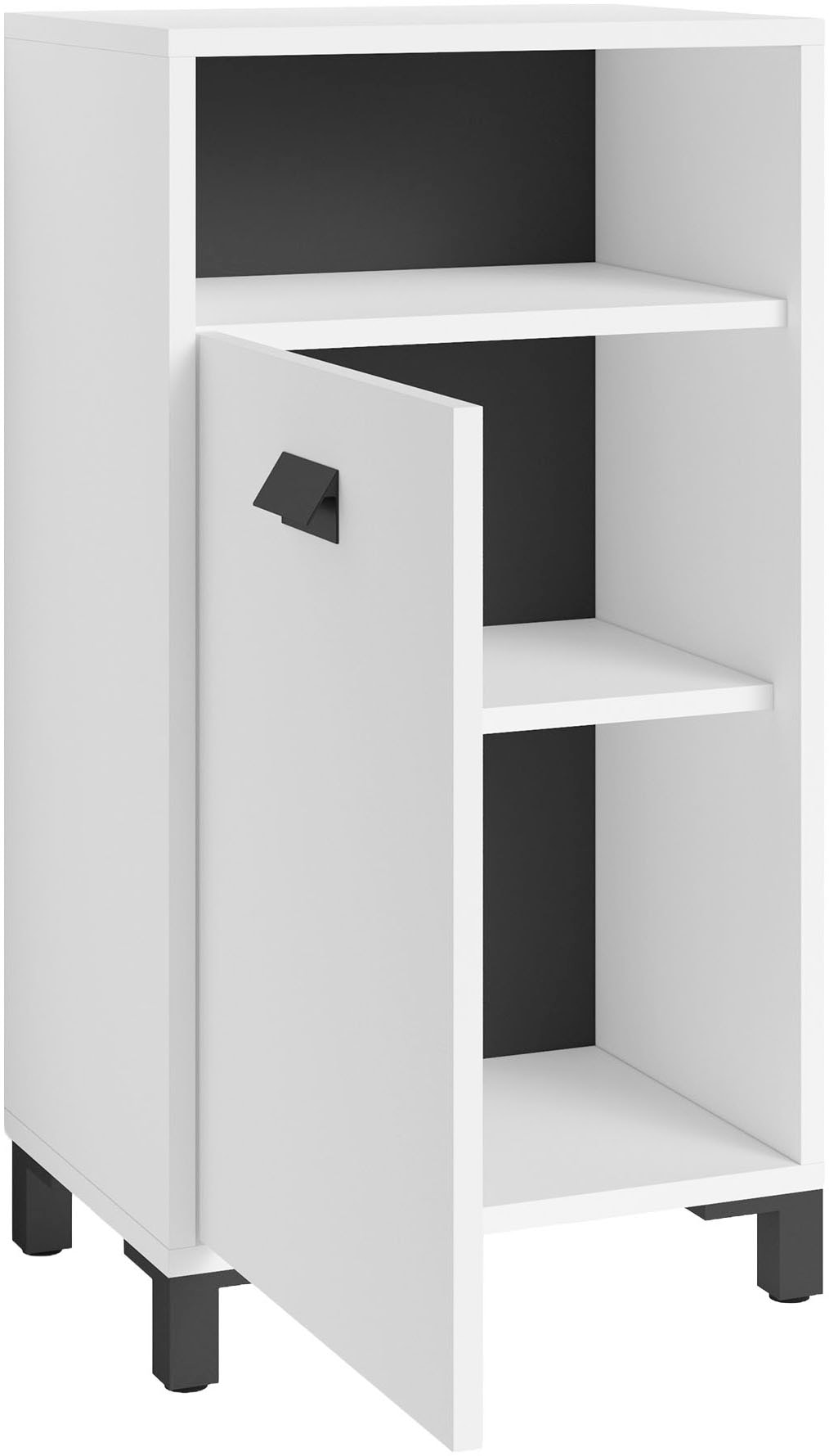 byLIVING Midischrank »Wellness« mit variablem Einlegeboden und offenem Fach für viel Stauraum