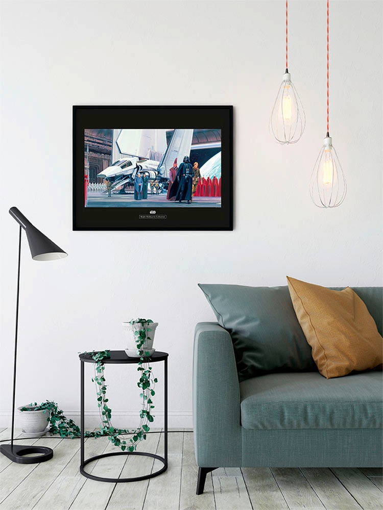 Komar Bild »Star Wars Classic RMQ Death Star Shuttle Dock« Star Wars 1 Stk. tlg. Wandbild zur Dekoration im Kinderzimmer - ohne Rahmen