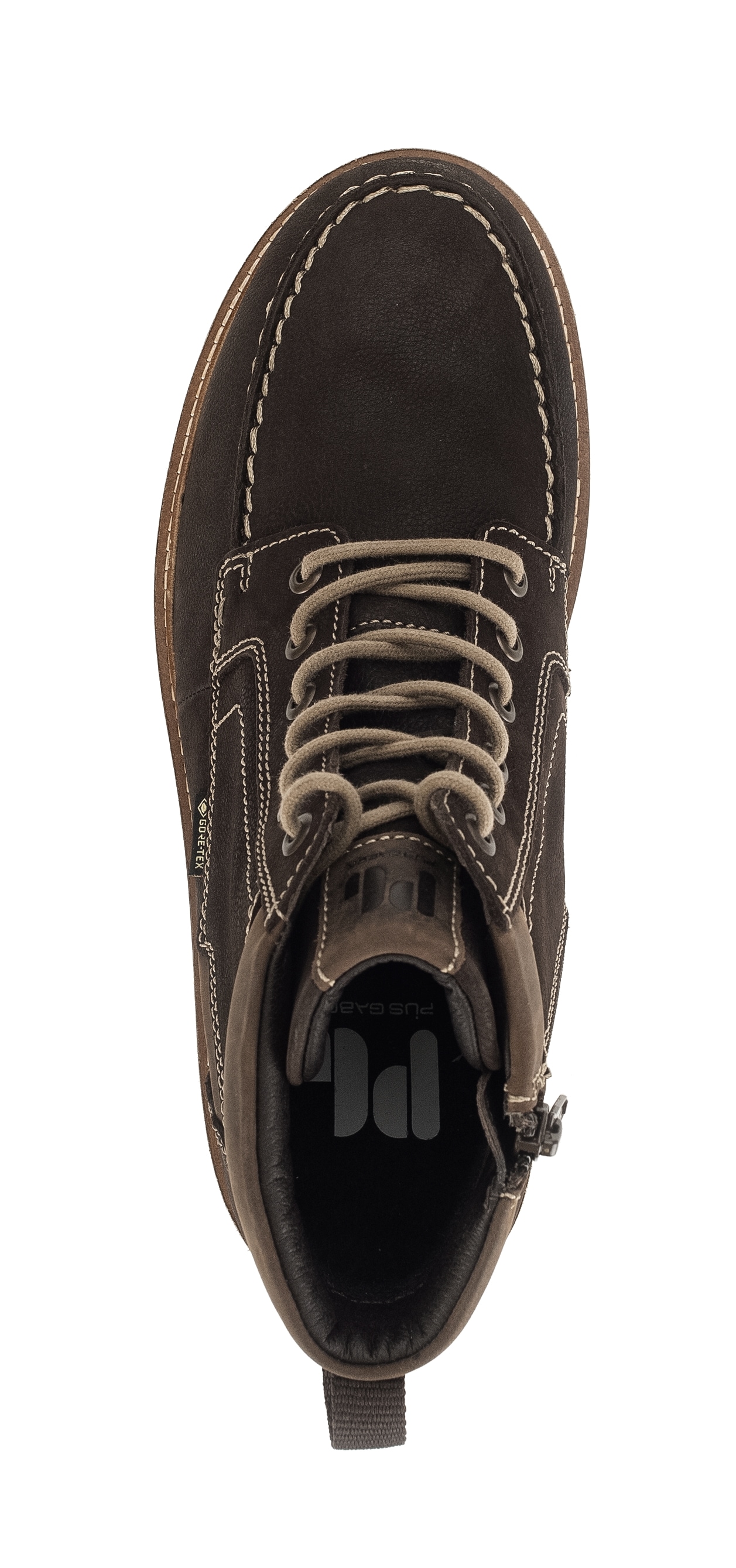 Pius Gabor Bottines à lacets  , bottines d'automne, chaussure outdoor avec fermeture éclair intérieure, largeur G