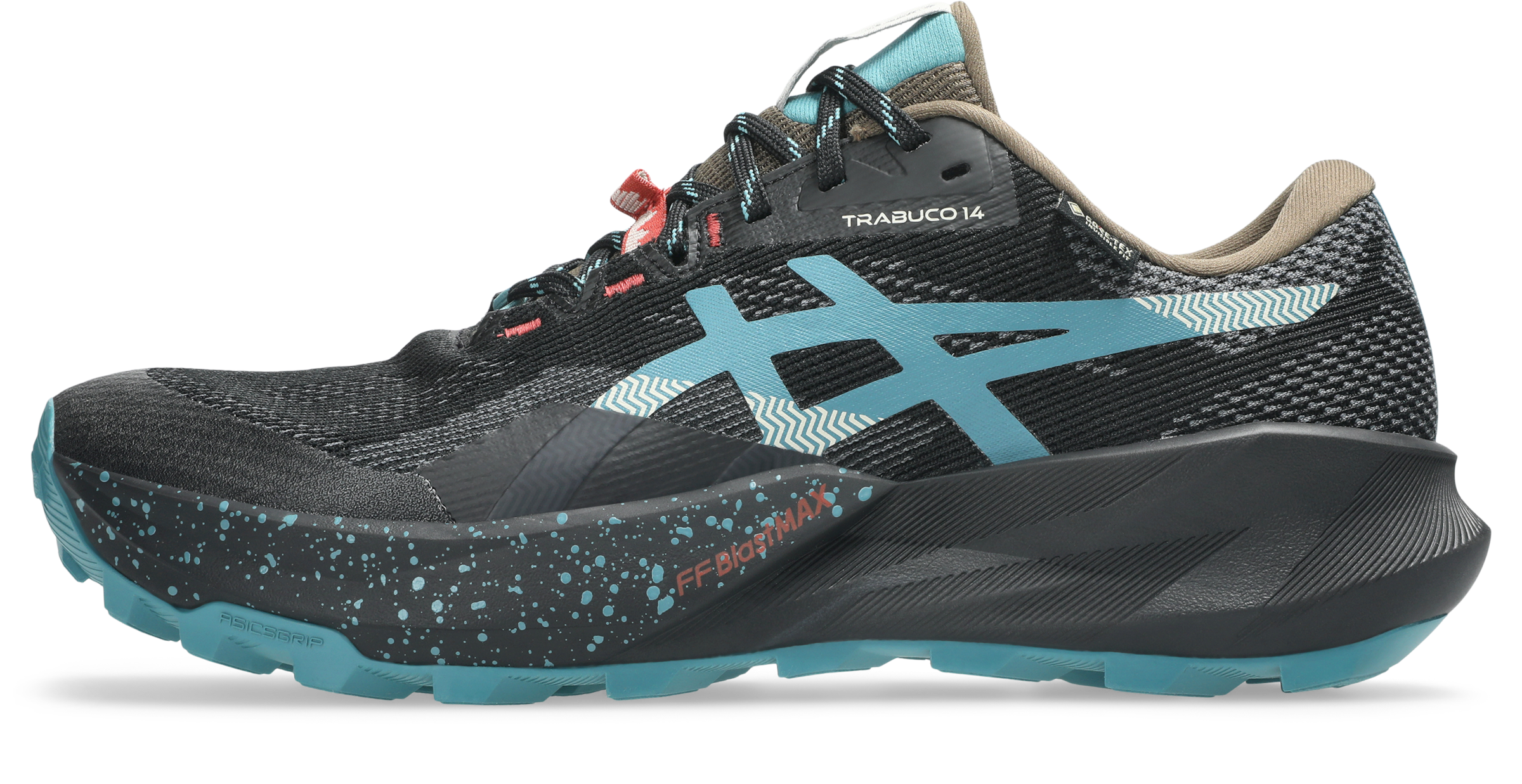 Asics Trailrunningschuh »TRABUCO 14 Gore-Tex«  2 tlg.  wasserdicht, profiliertes Gummi-Laufsohlenprofil, mit Schnürung