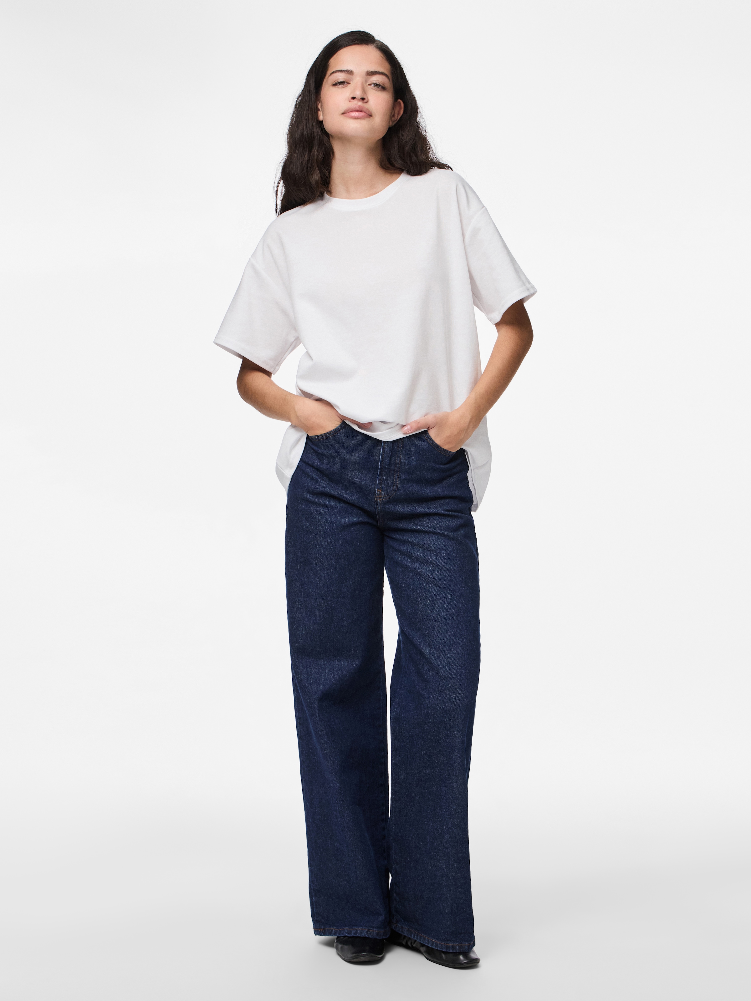 pieces T-shirt à manches courtes »PCSKYLAR SS OVERSIZED TEE NOOS«