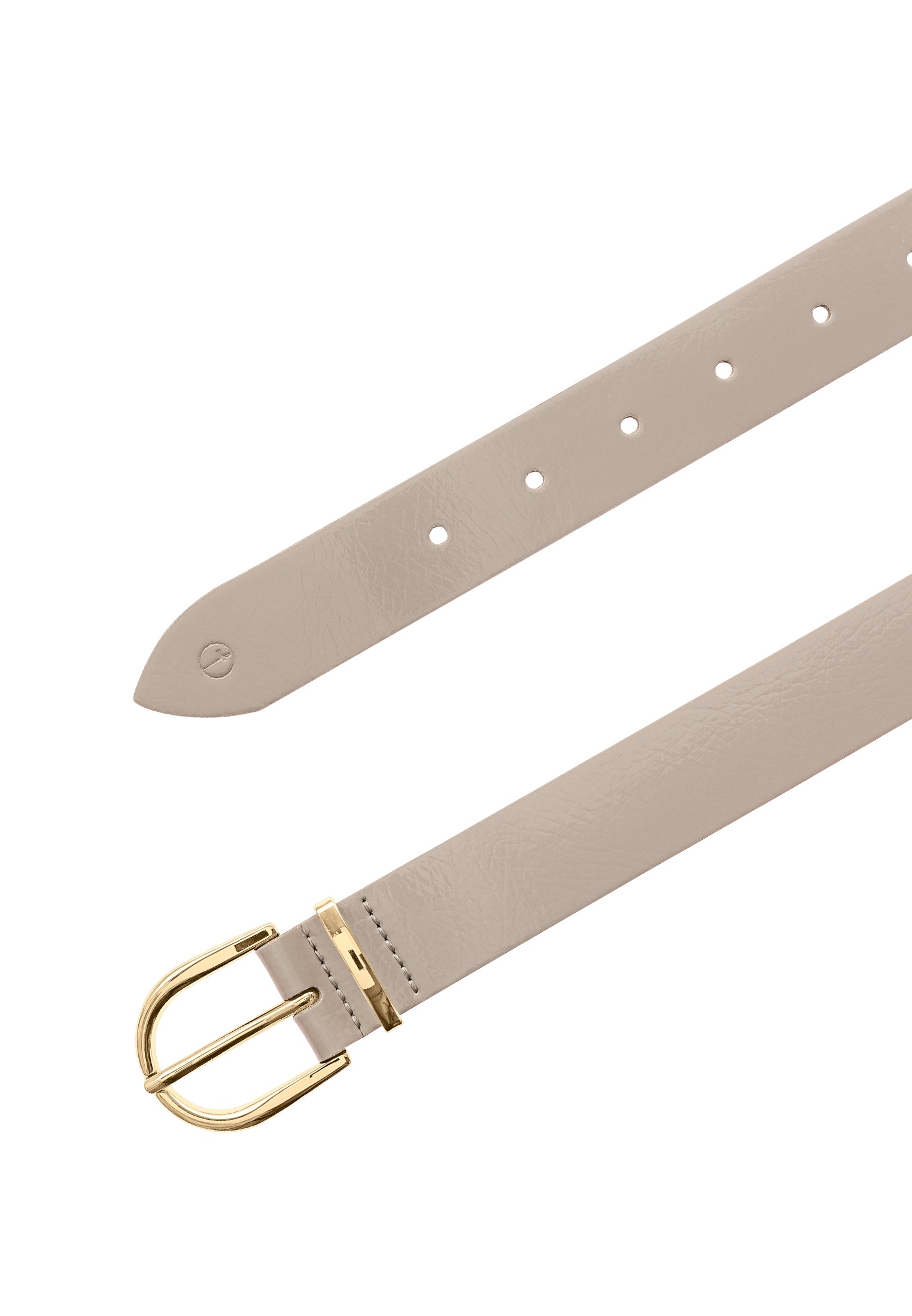 Tamaris Ledergürtel »"Ellen Gold"« 3 cm breit, klassische Dornschnalle in glänzendem Goldton