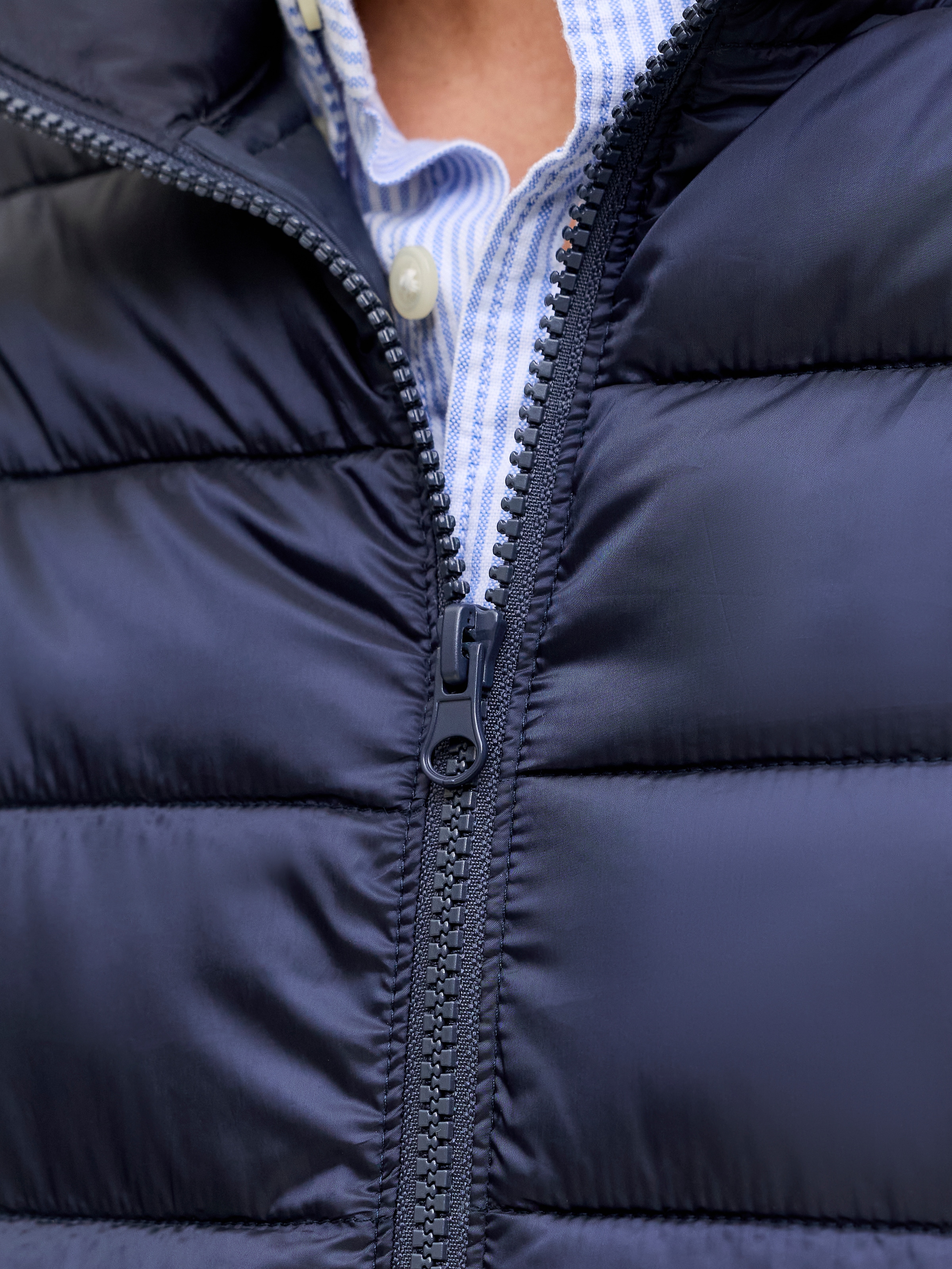 Jack & Jones Steppjacke »JJLOUIS LIGHT PUFFER COLLAR« ohne Kapuze