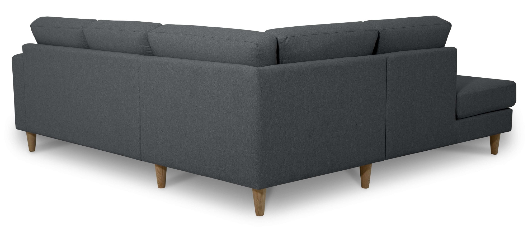 andas Ecksofa »Tvinno« im skandinavischen Stil, L-Form, mit Massivholzfüssen, Breite 230 cm