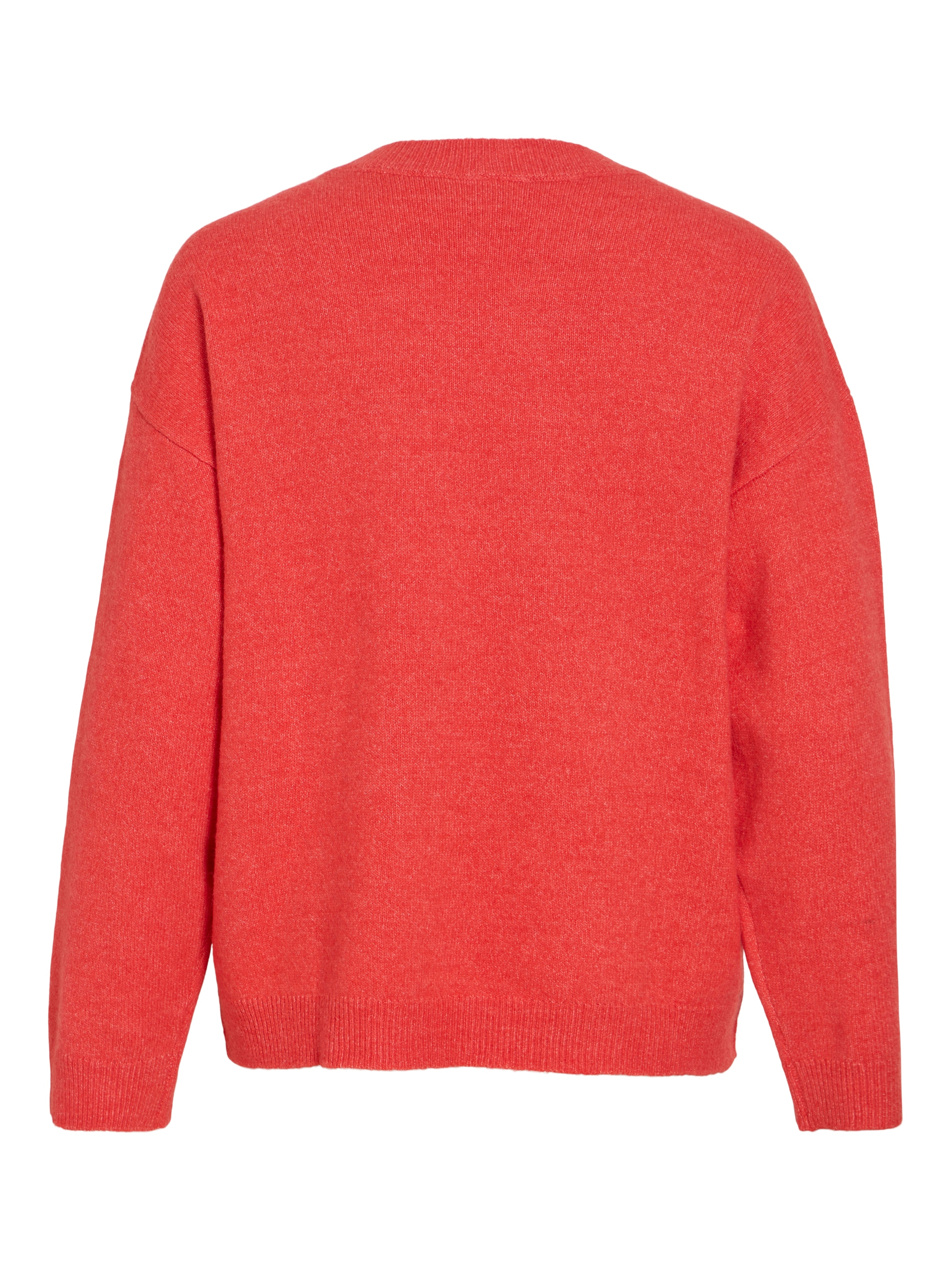 Vila Pull en tricot »VILIGA L/S O-NECK KNIT TOP - NOOS« Materialmix, relaxed fit