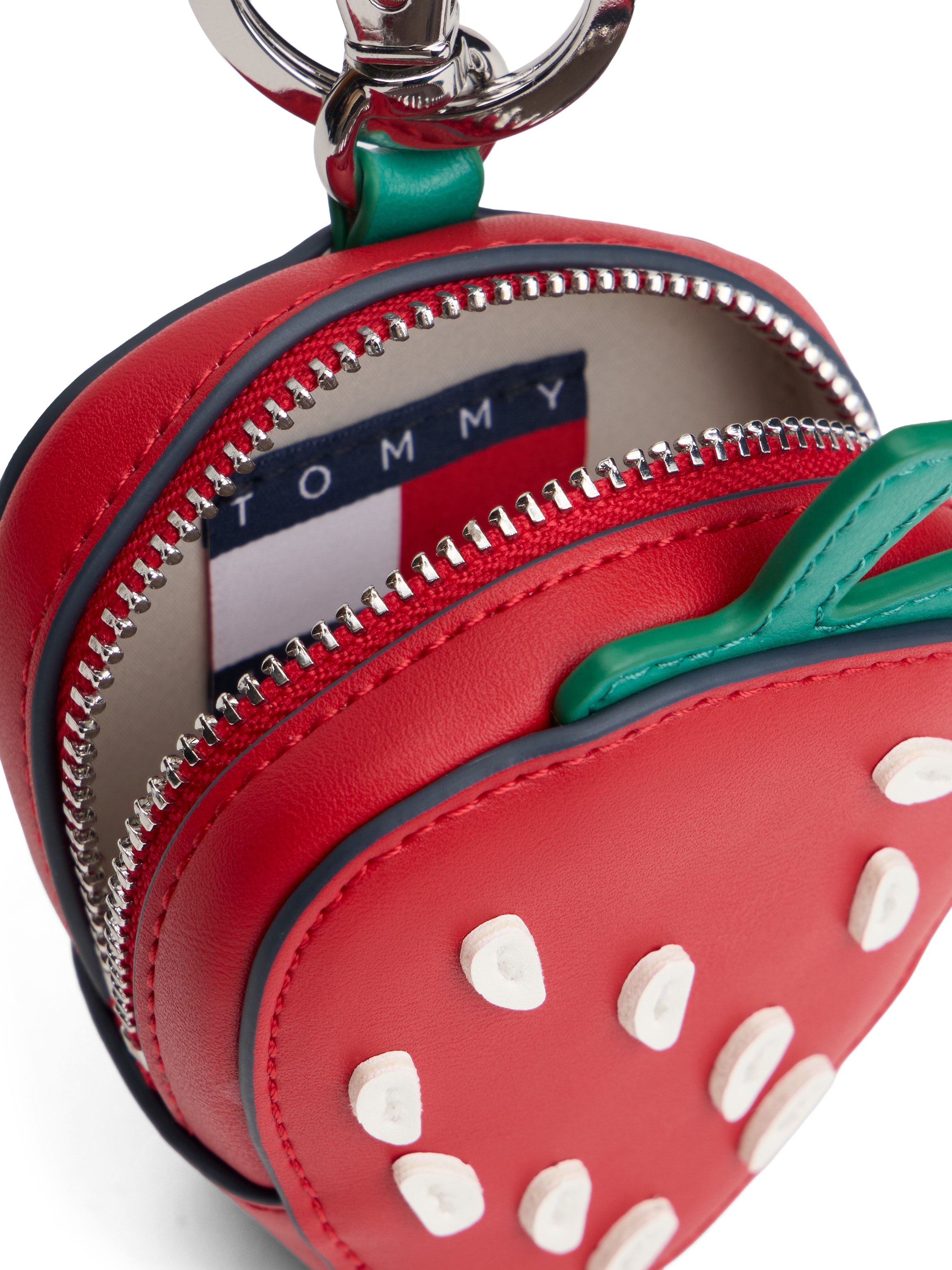 Tommy Jeans Porte-clés »TJW FRUIT COIN PURSE STRAWBERRY« Porte-sac, porte-clés, charm sac en forme de fraise