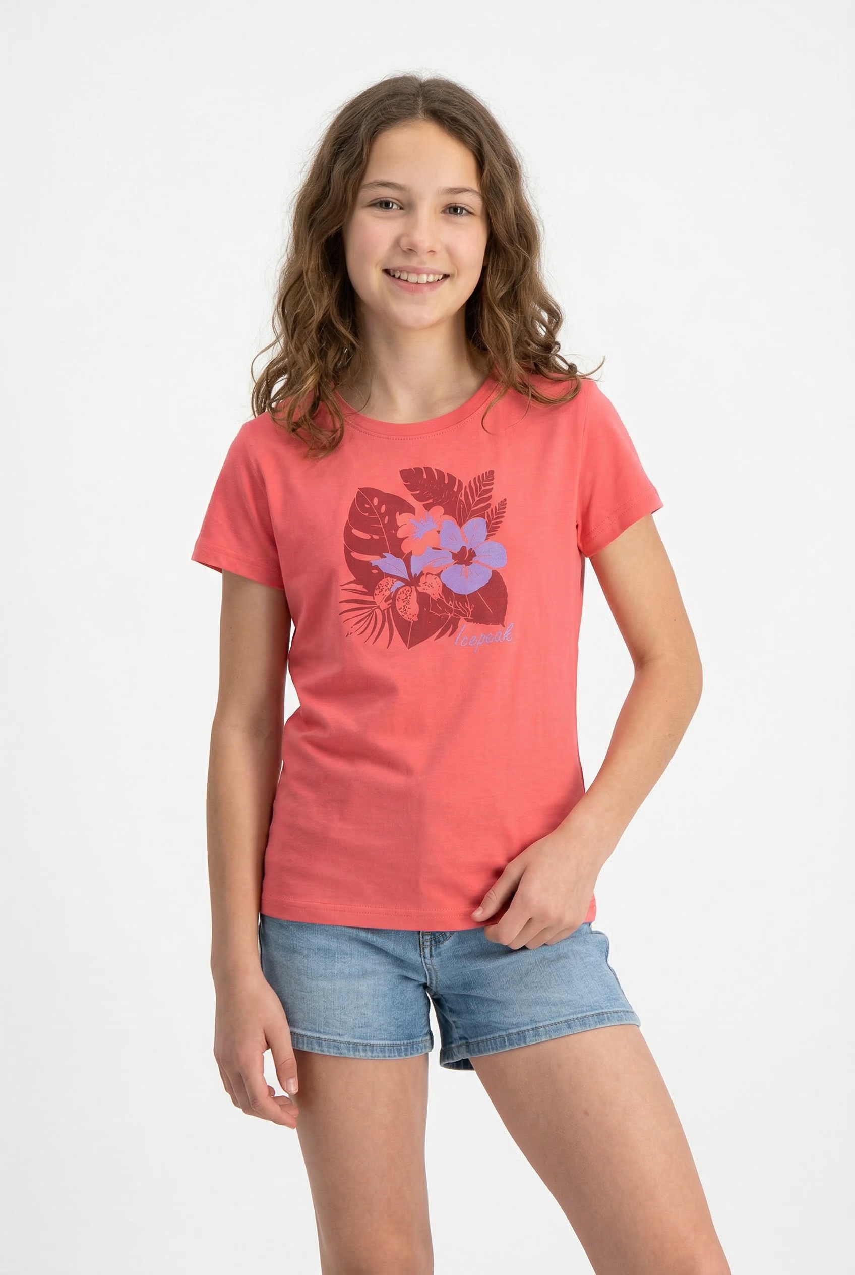 Icepeak T-Shirt »LEADVILLE JR« für Kinder und Jugendliche, aus Baumwolle