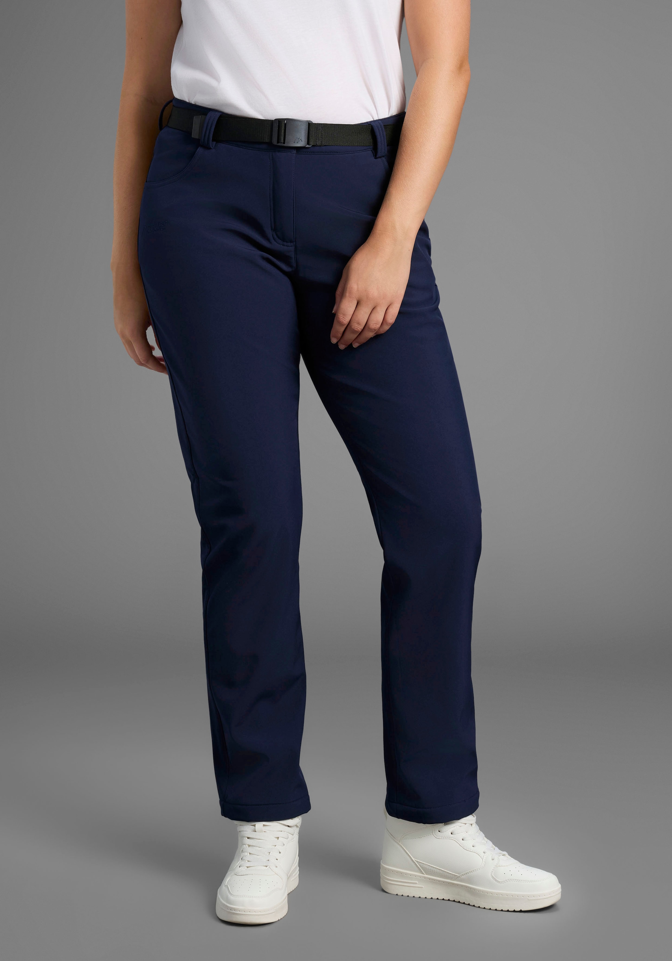 Maier Sports Pantalon softshell »DA-HOSE EL. SOFTSH. PERLIT W«  avec construction 3 couches coupe-vent, respirant, déperlant