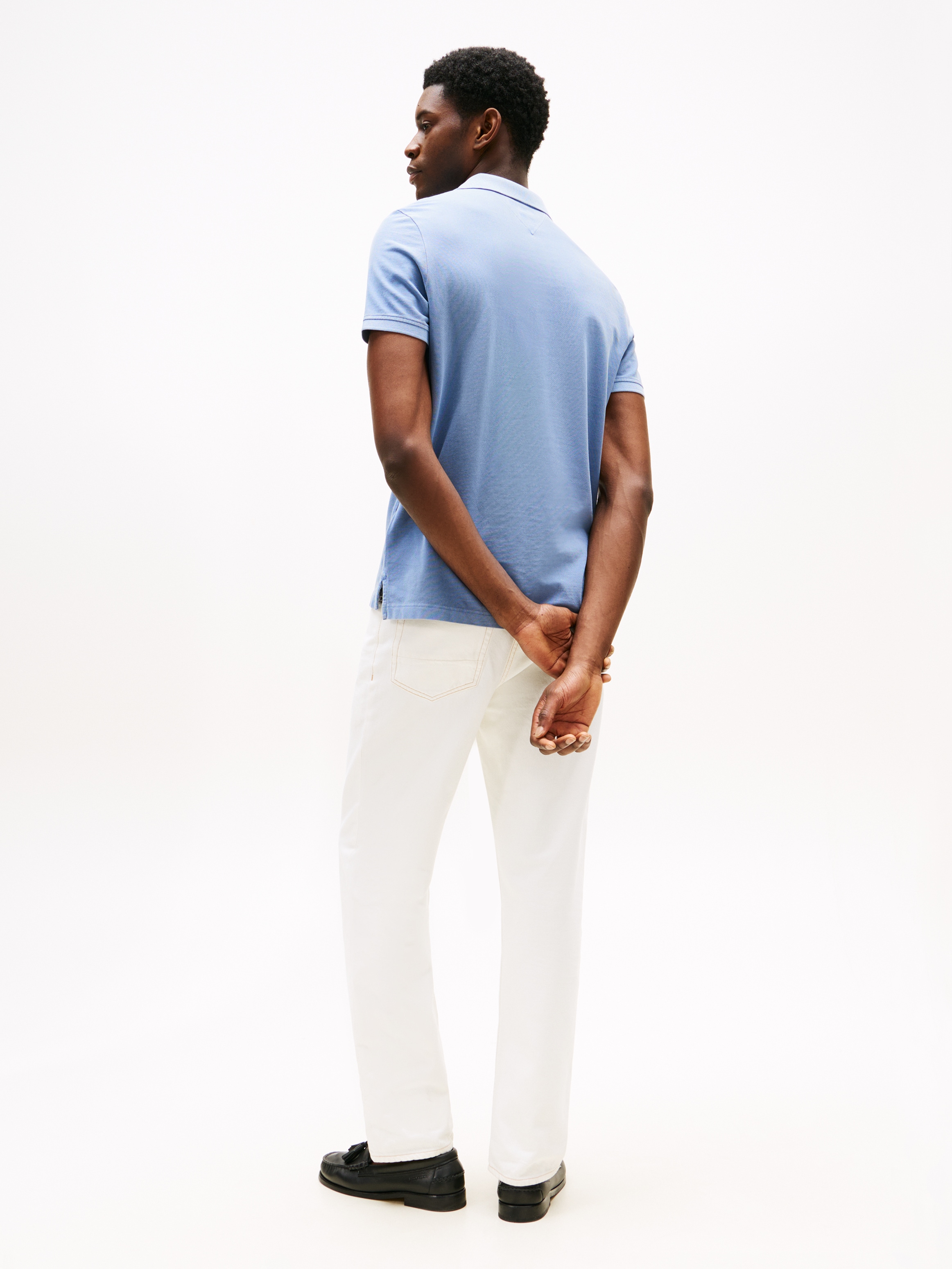 Tommy Hilfiger Poloshirt »GARMENT DYE REG POLO« leicht gewaschene Optik