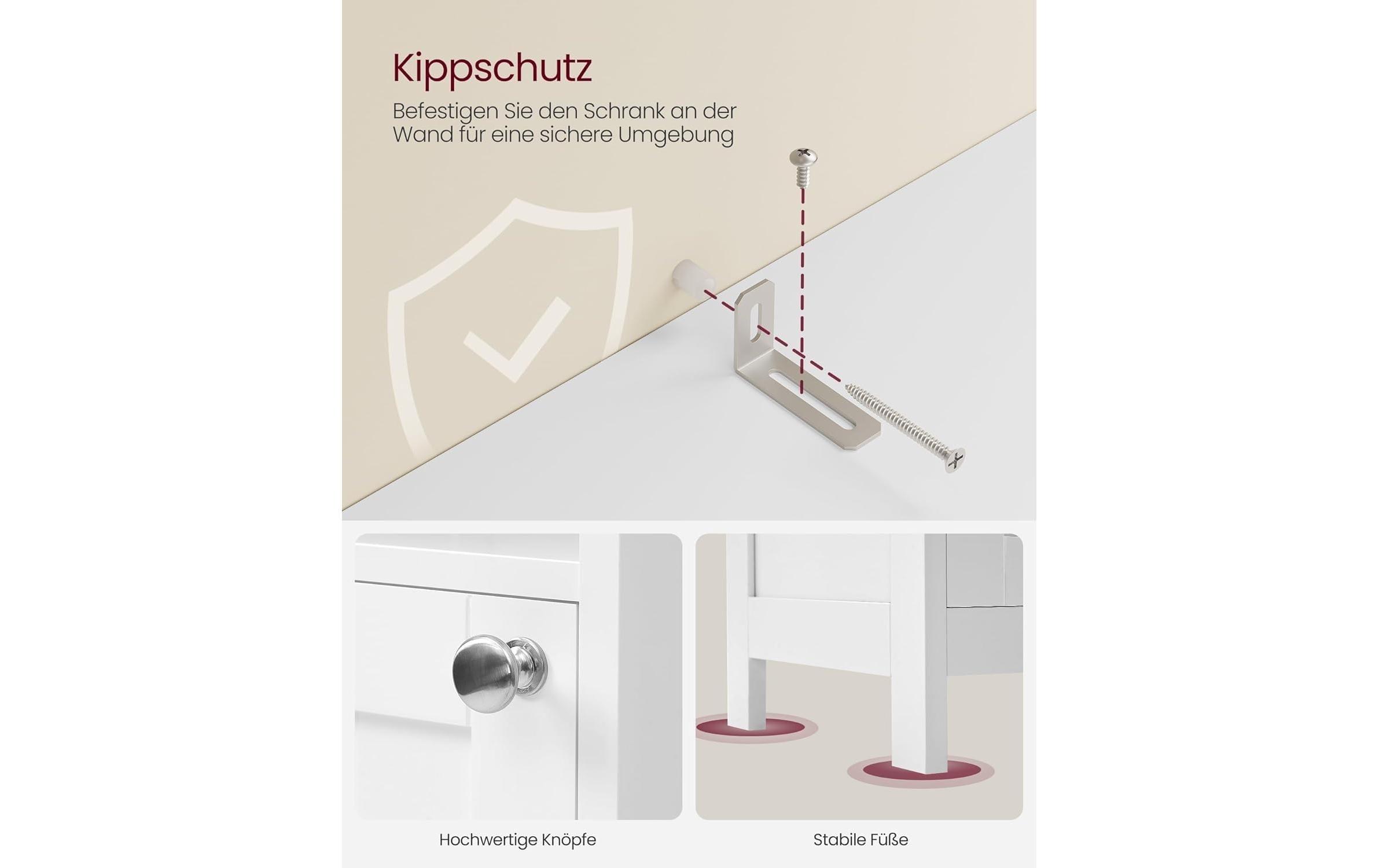VASAGLE Étagère de salle de bain »30 x 170 cm«
