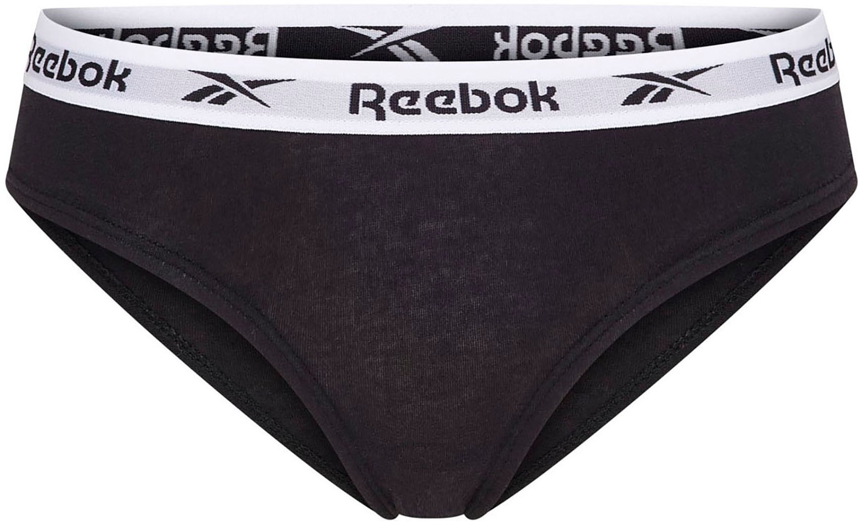 Reebok Bikinislip »CARINA« eng, basic, bequem, mit Logo, breiter Bund, Baumwollmix