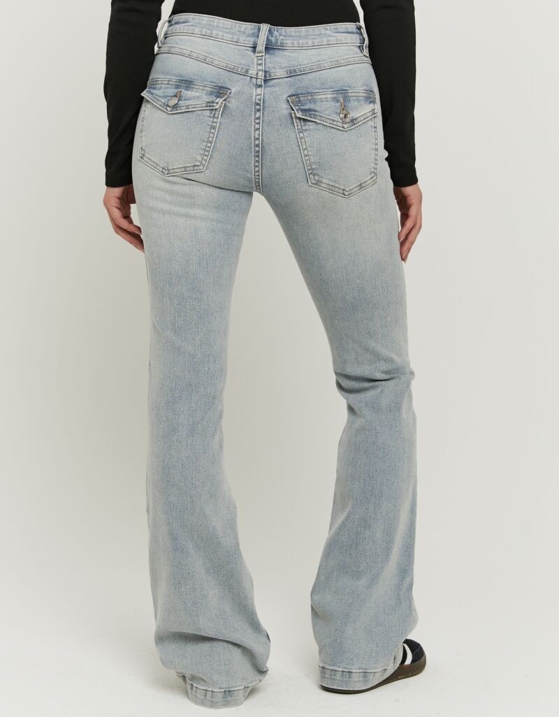 Tally Weijl Bootcut-Jeans »SPADEBOOTY« Baumwollmischung, Mid Waist