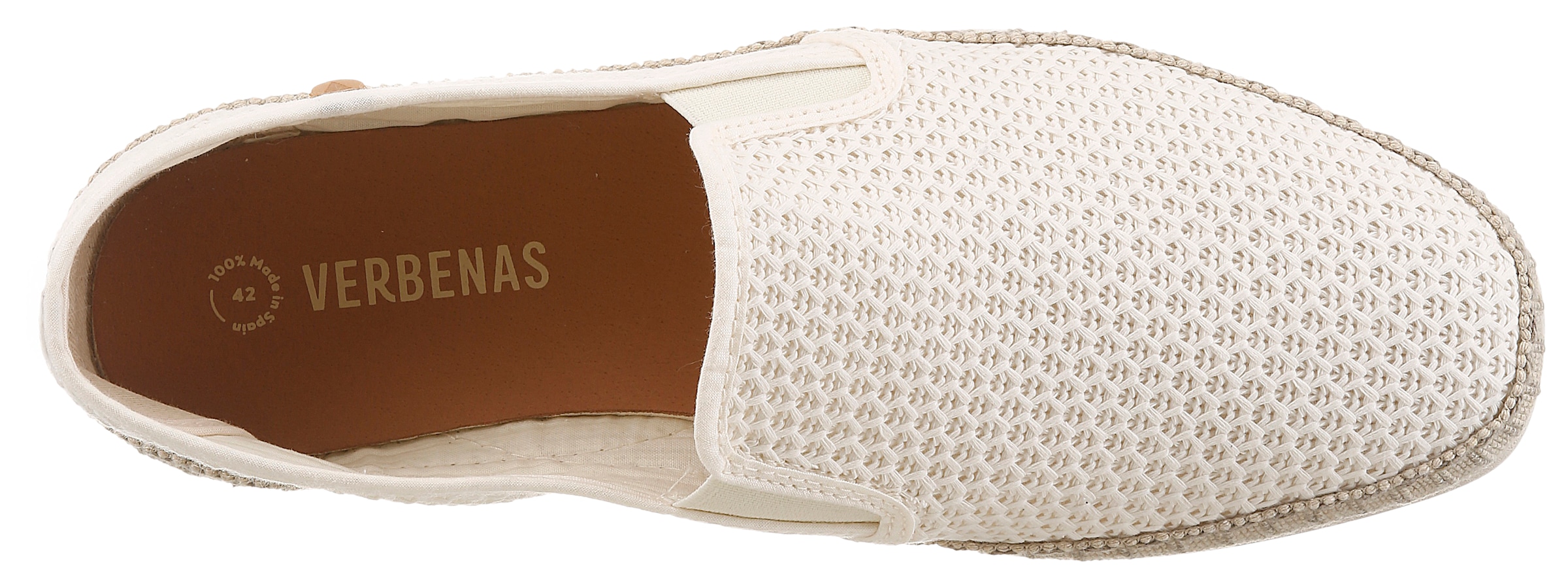 VERBENAS Slipper »BORIS BUZZBEE«  Espadrille, Urlaubsschuh, Flat, Schlupfschuh mit Stretcheinsätze