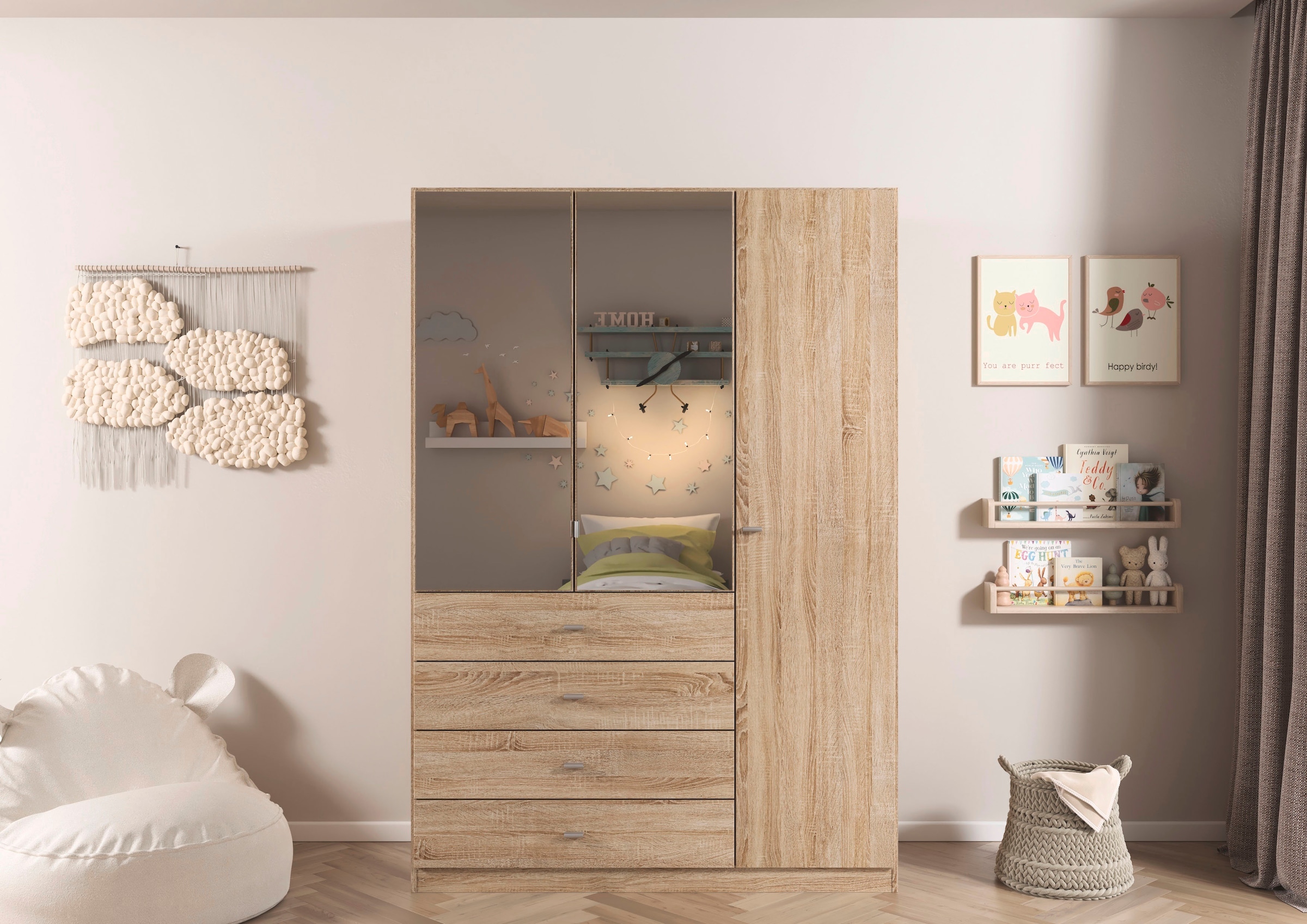 rauch Armoires à vêtements »Sinsheim« mit 4 breiten Schubkästen