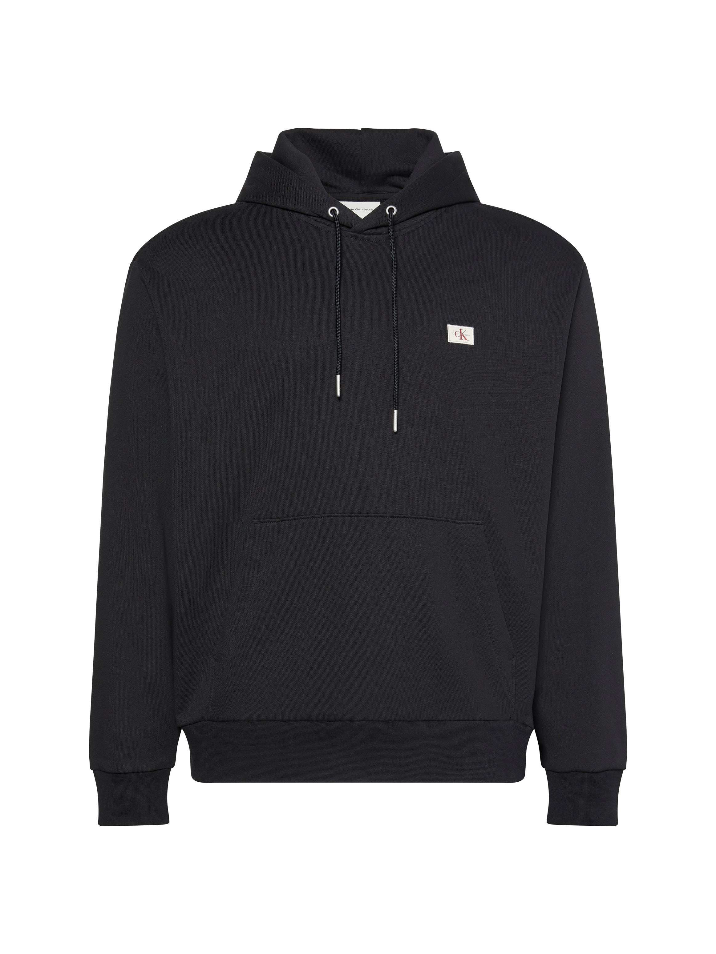 Calvin Klein Jeans Sweat à capuche »400GSM TERRY BADGE HOODIE«, Mit Rundhalsausschnitt
