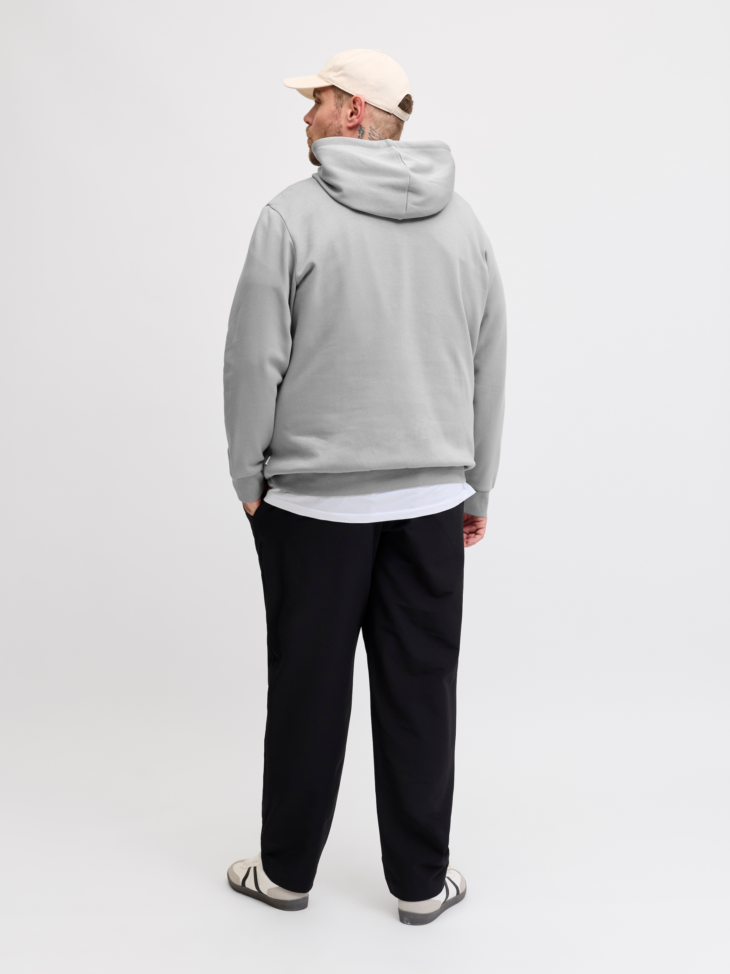 Jack & Jones PlusSize »JJECORP LOGO SWEAT HOOD NOOS PLS«, Baumwollmischung, regular fit
